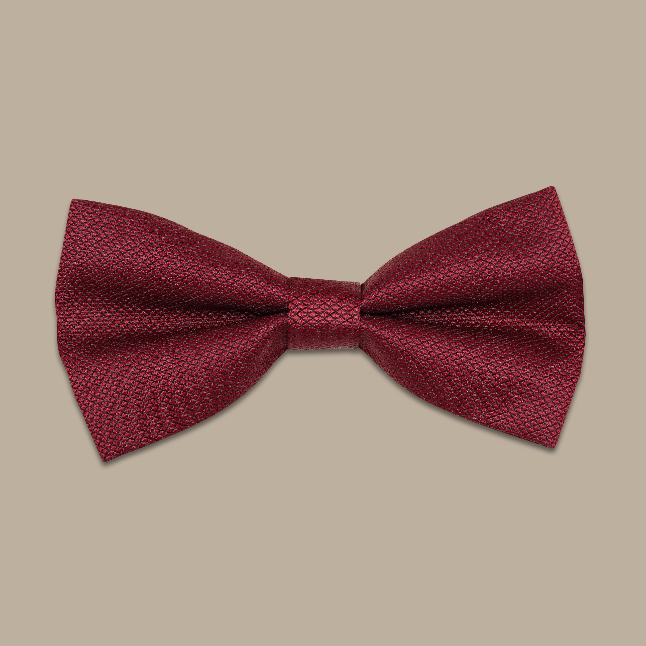 Burgundy Structure Bowtie