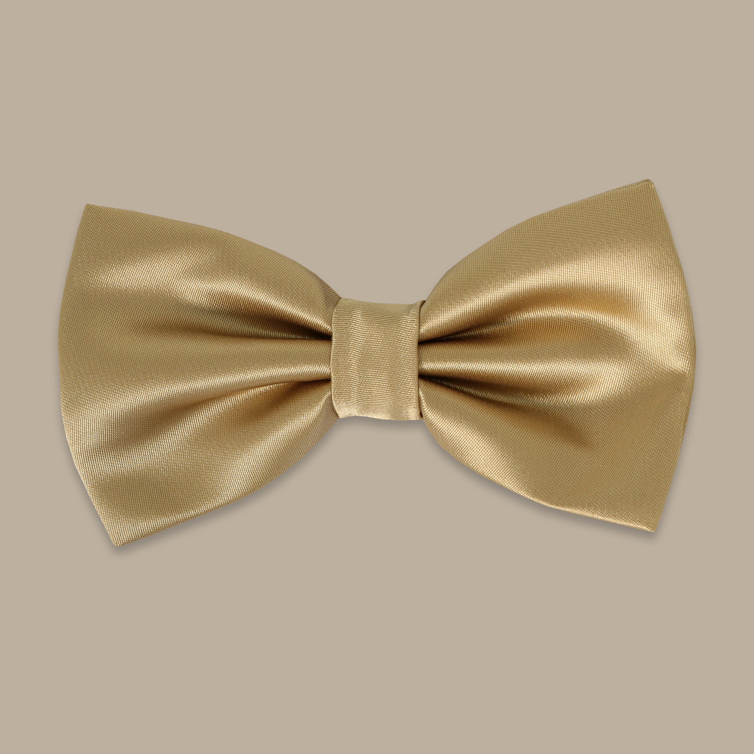 Gold Satin Big Bowtie