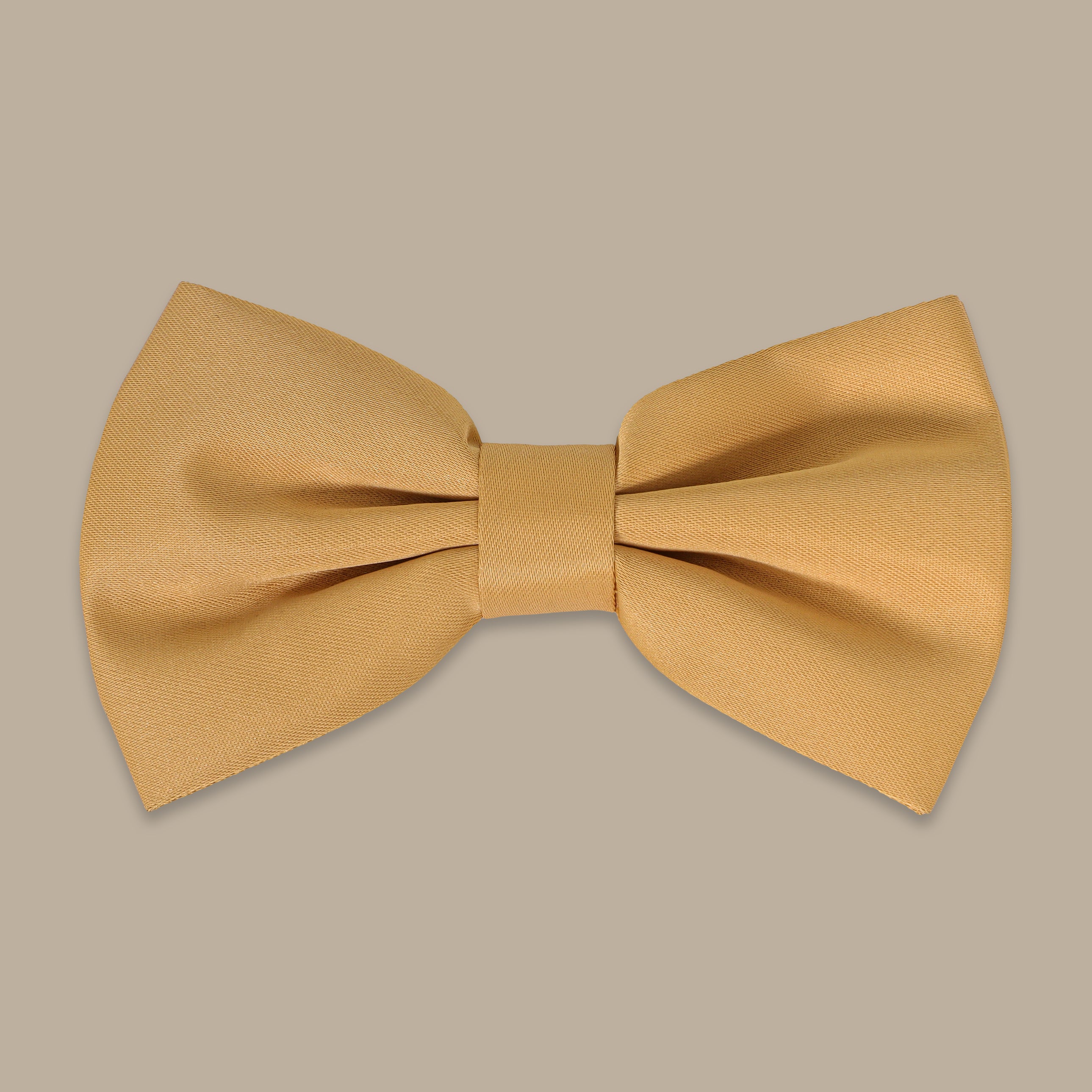 Basic Satin Gold Bowtie