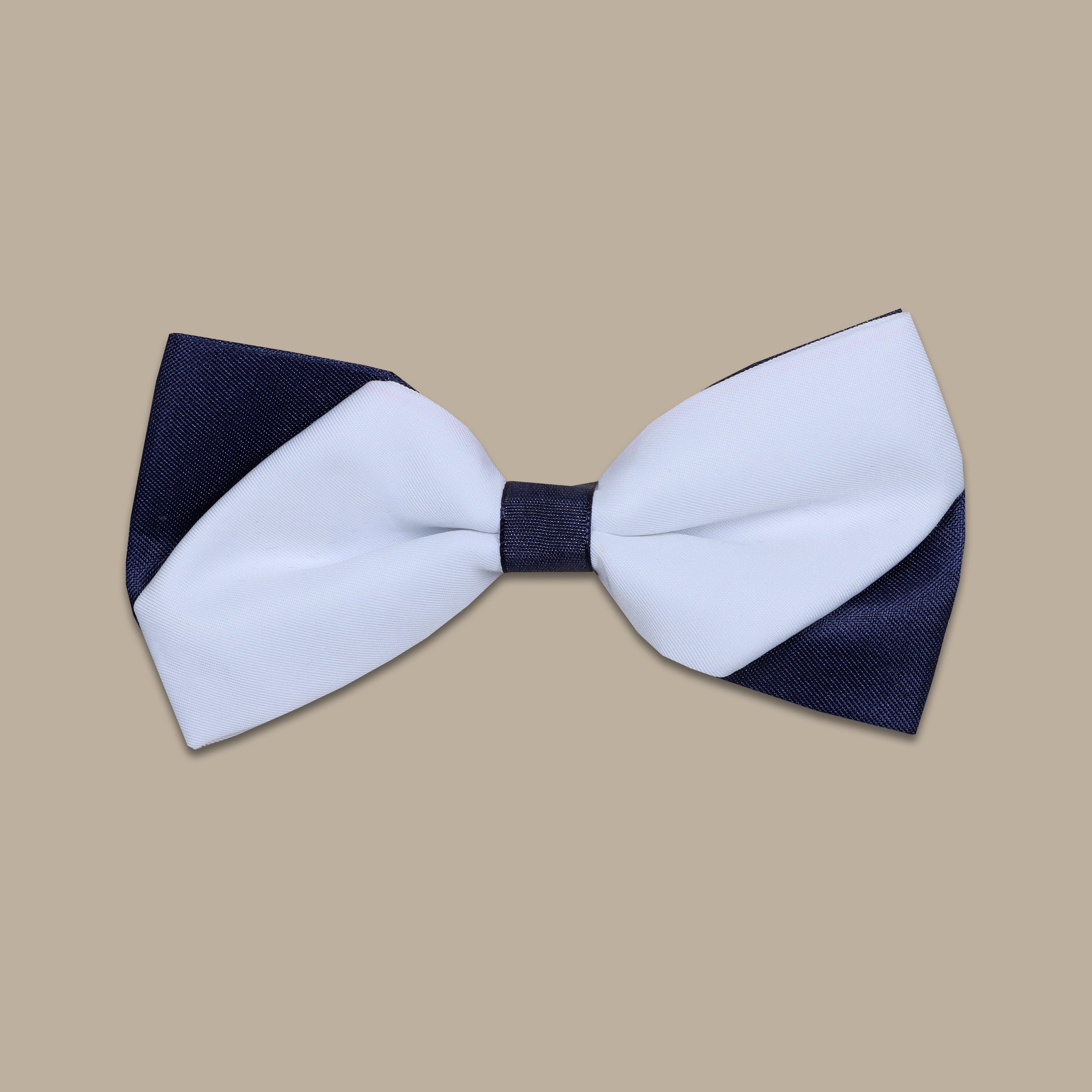 Bowtie Double Navy & White