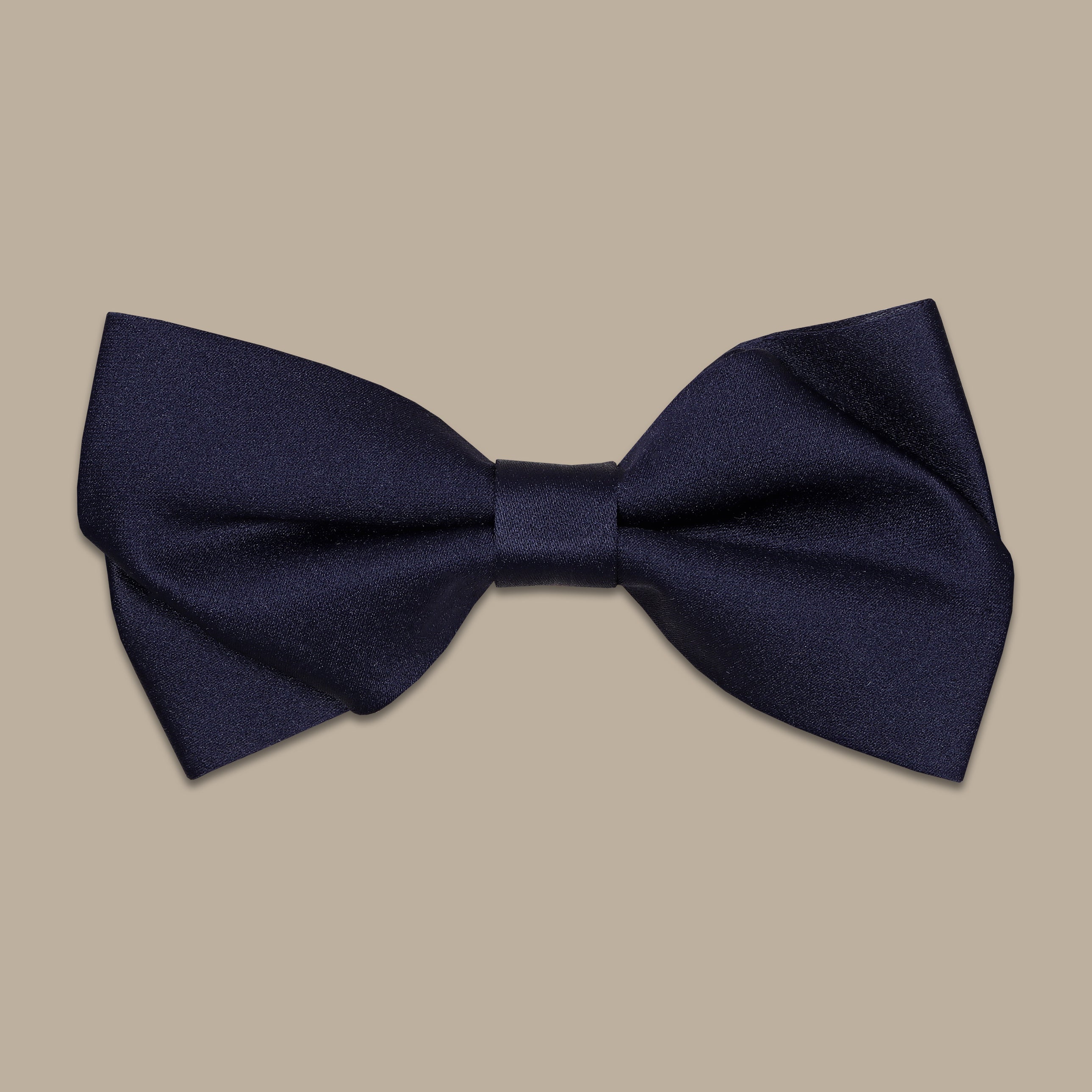 Navy Double Fabric Bowtie