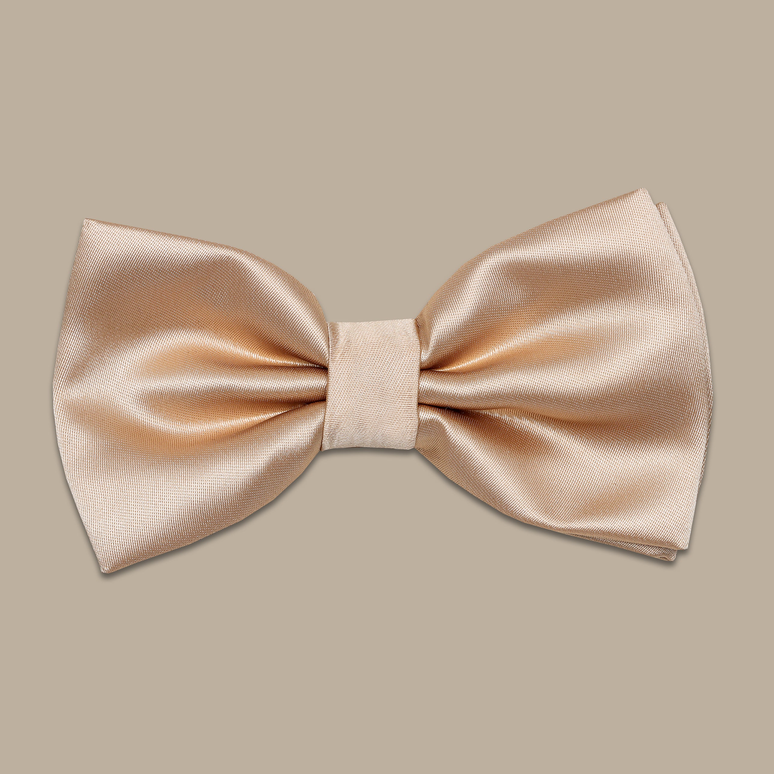 Gold Satin Bowtie