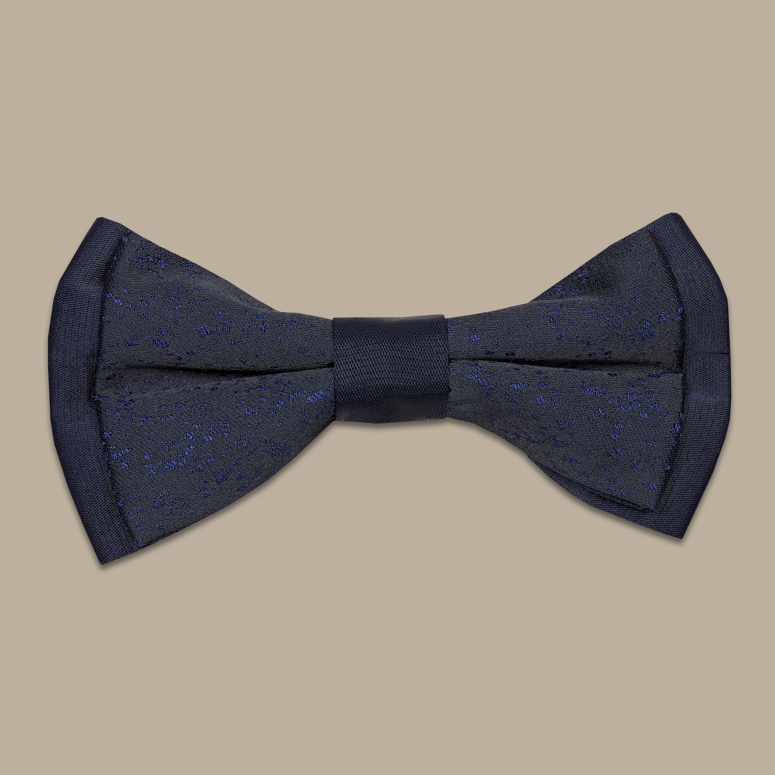 Navy Double Structure Bowtie