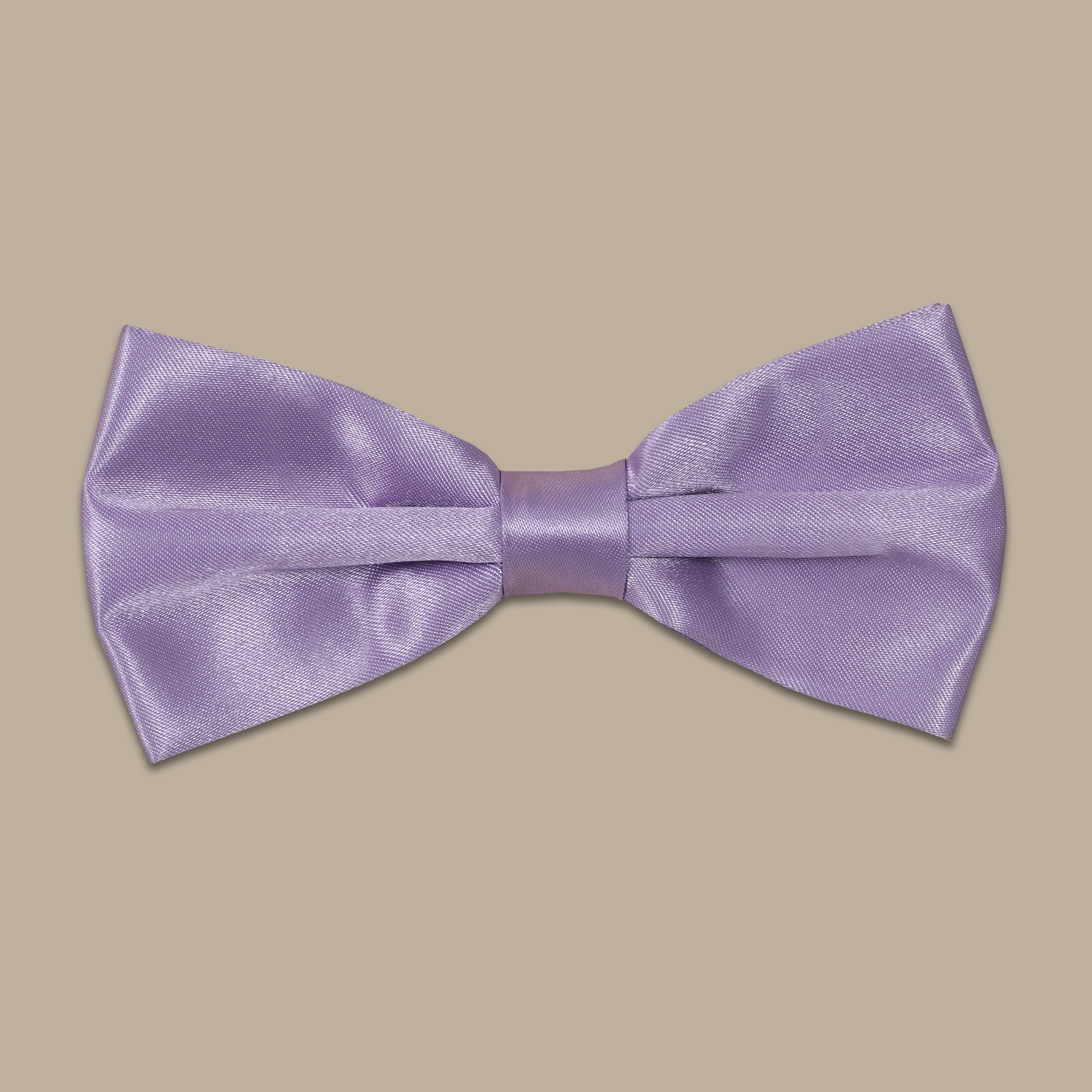 Plain Satin Lilac Bowtie