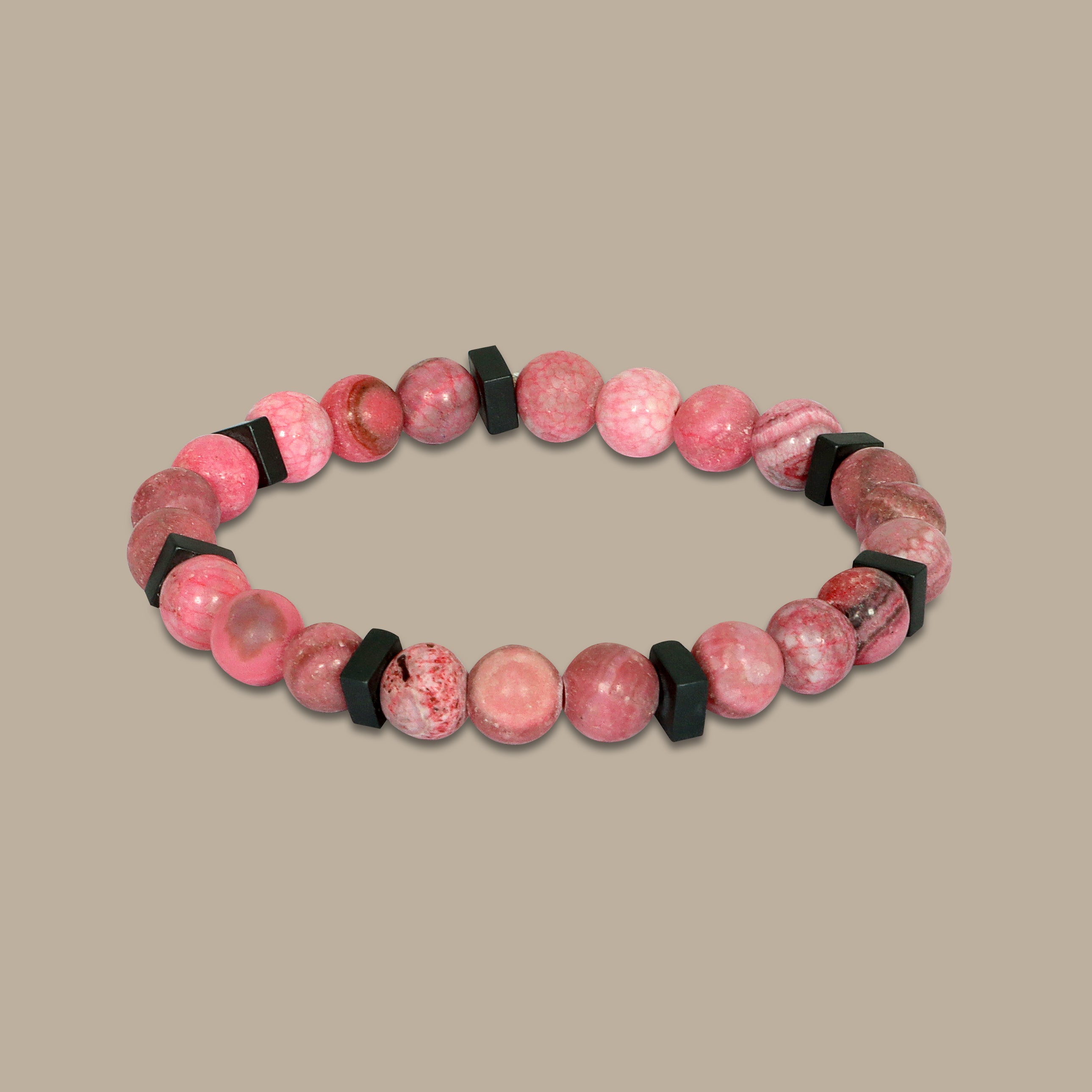 Vibrant Pink Stone Bracelet