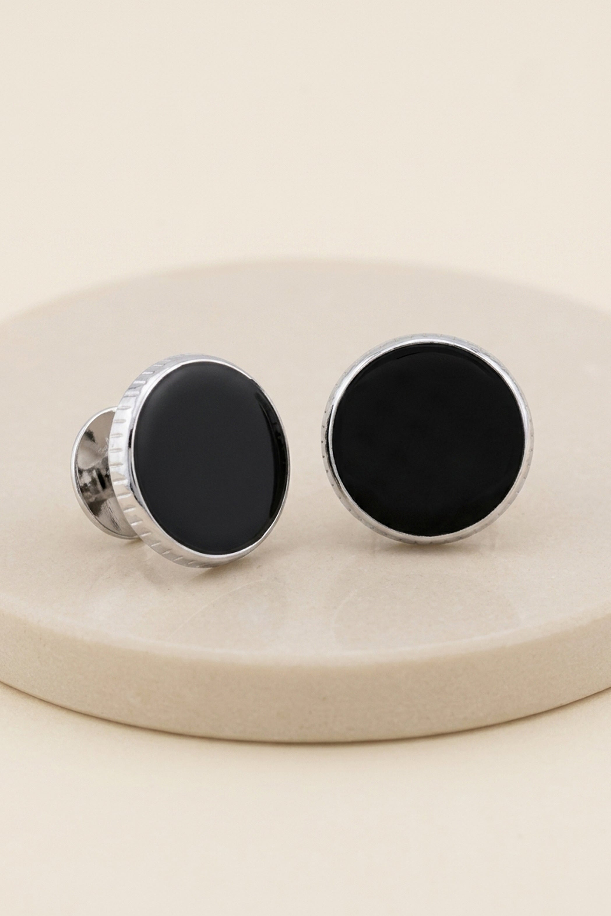 Classic Black Cufflinks