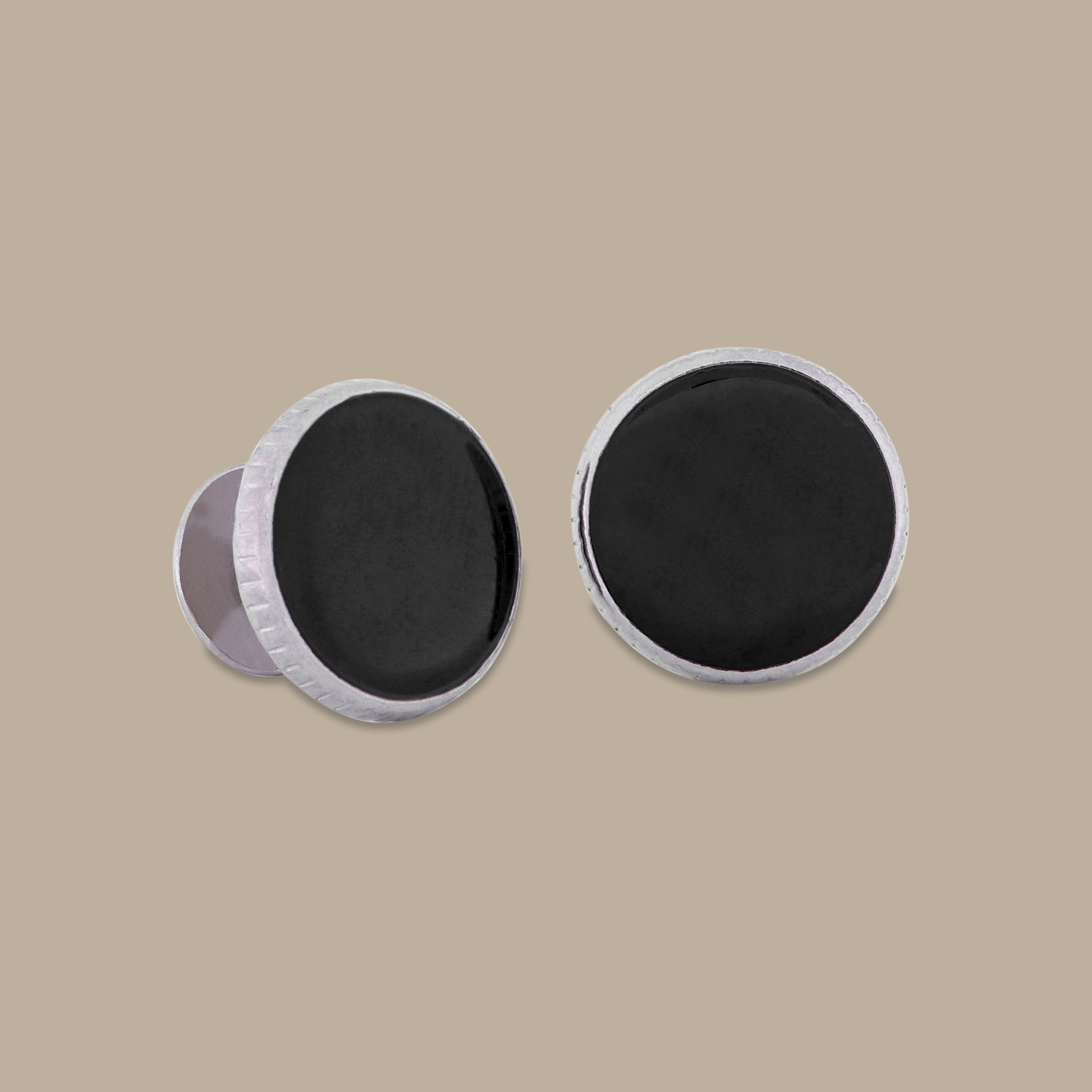 Classic Black Cufflinks