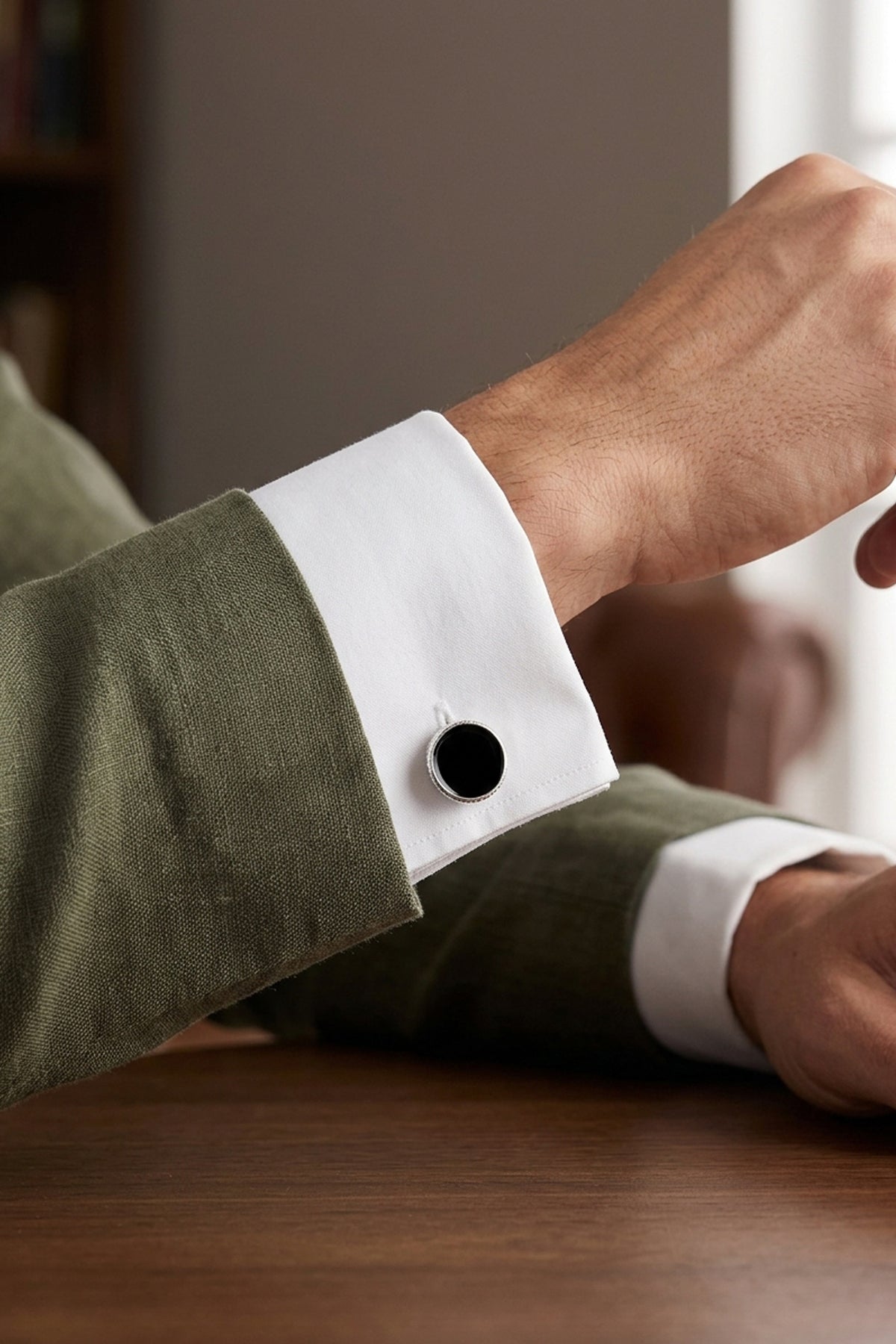 Classic Black Cufflinks