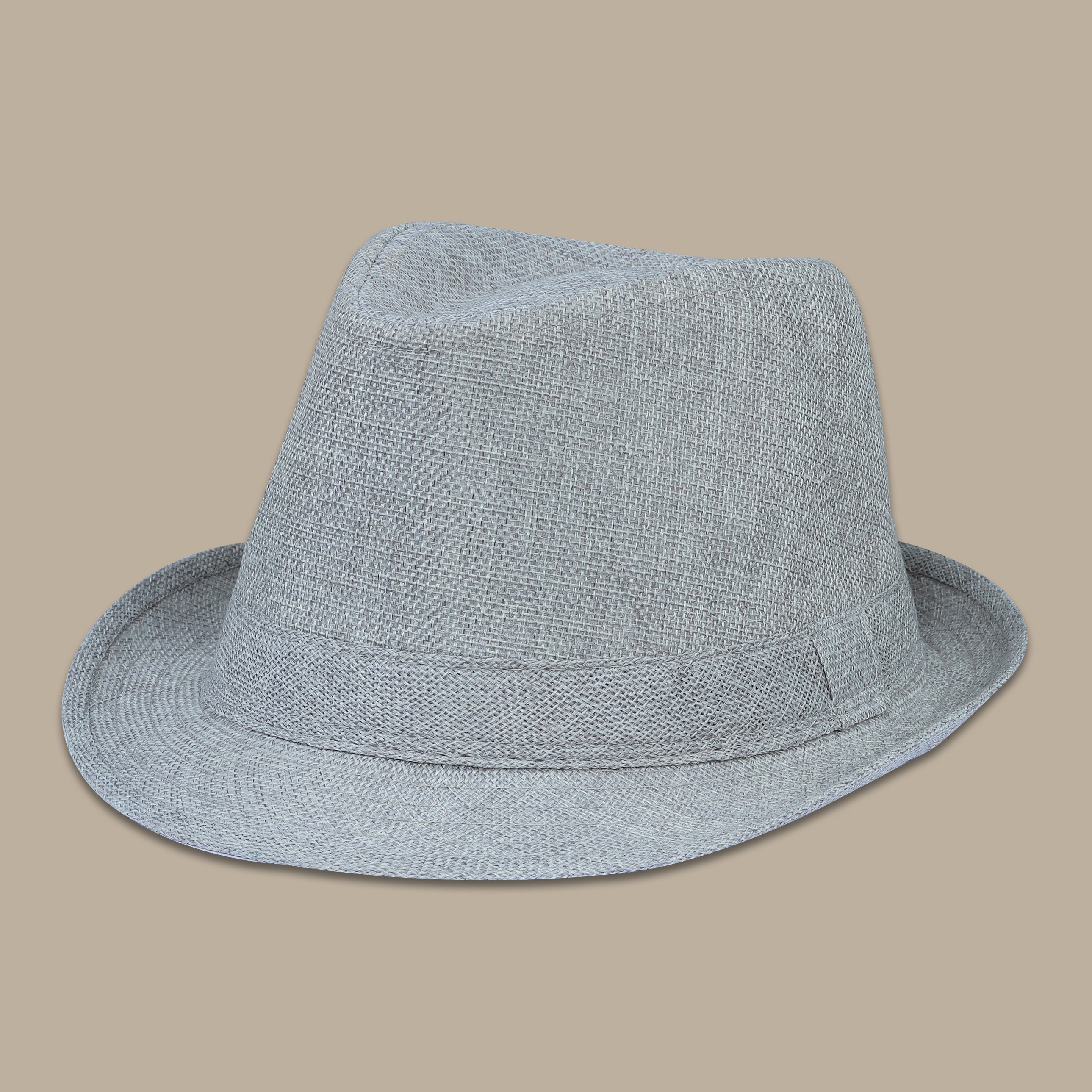 Grey Plain Hat