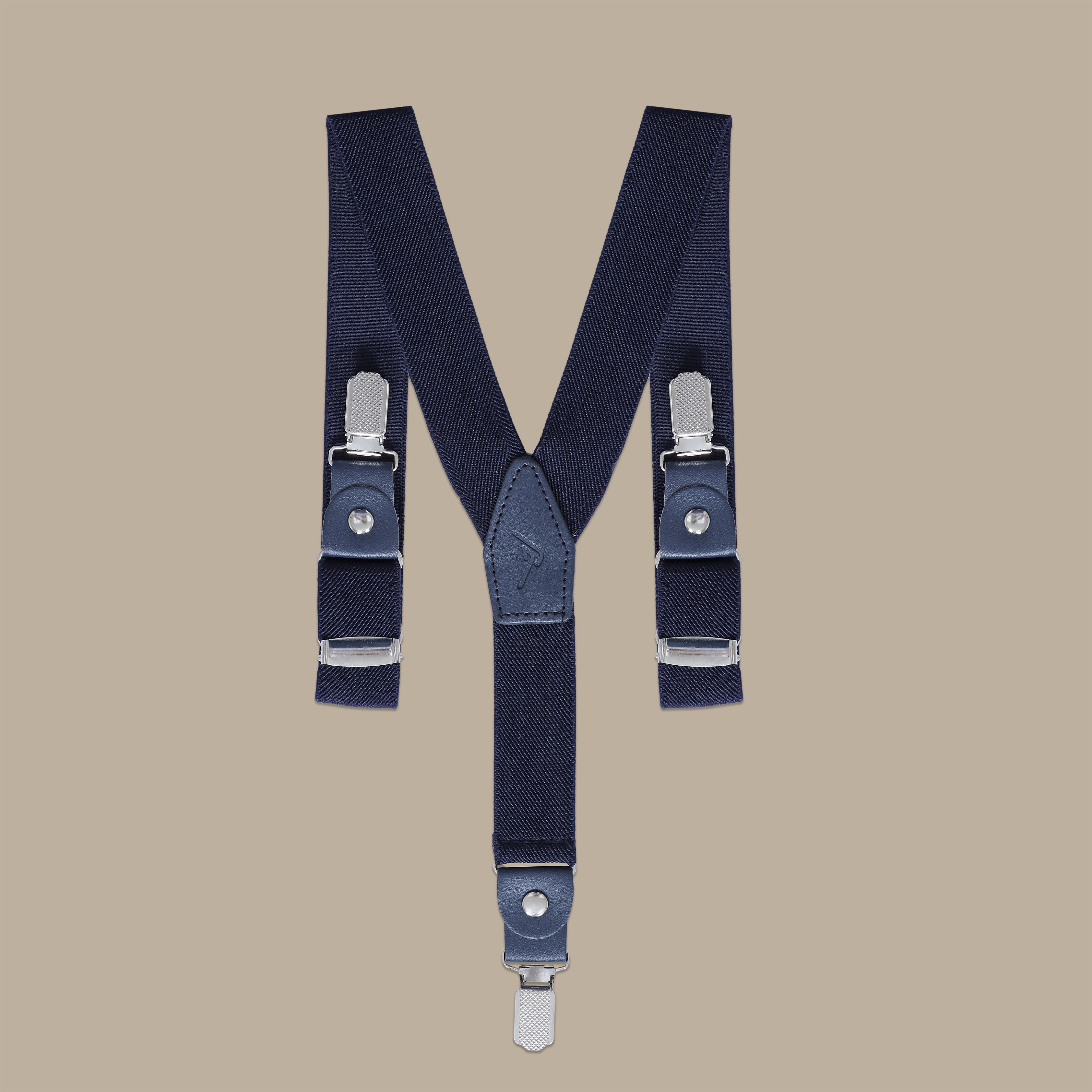 Basic Navy Suspenders for Kids