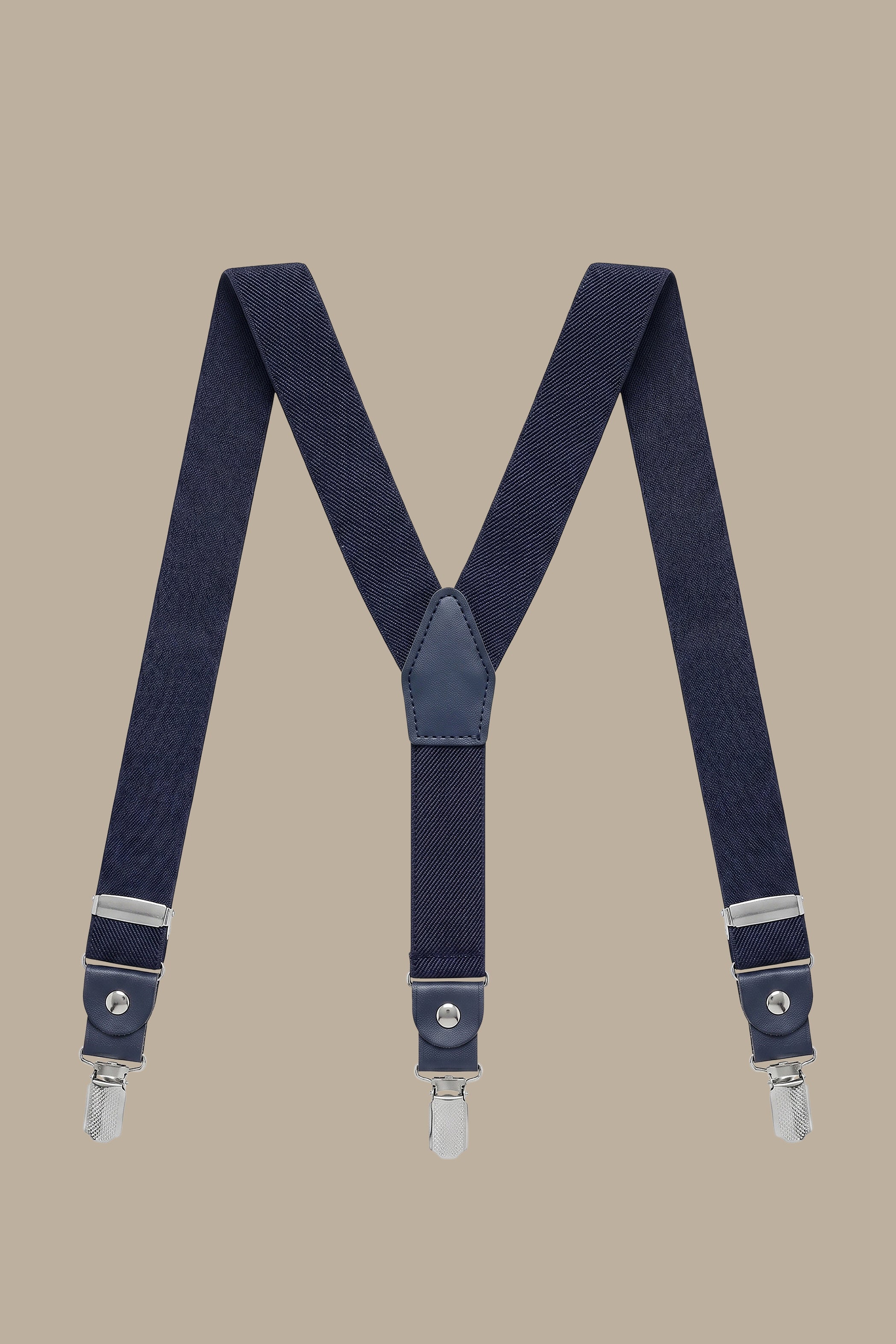 Basic Navy Suspenders for Kids