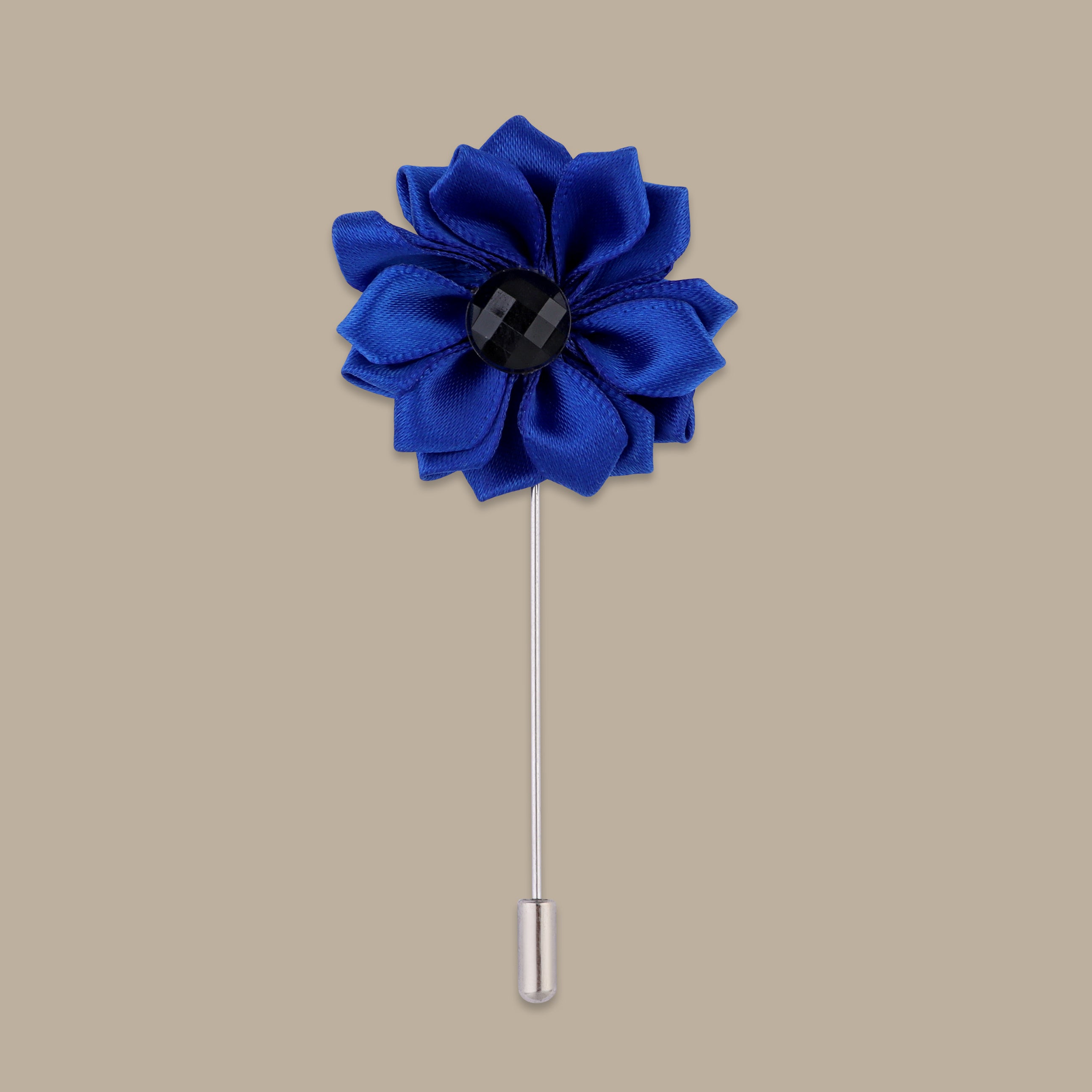 Indigo Sunflower Pin