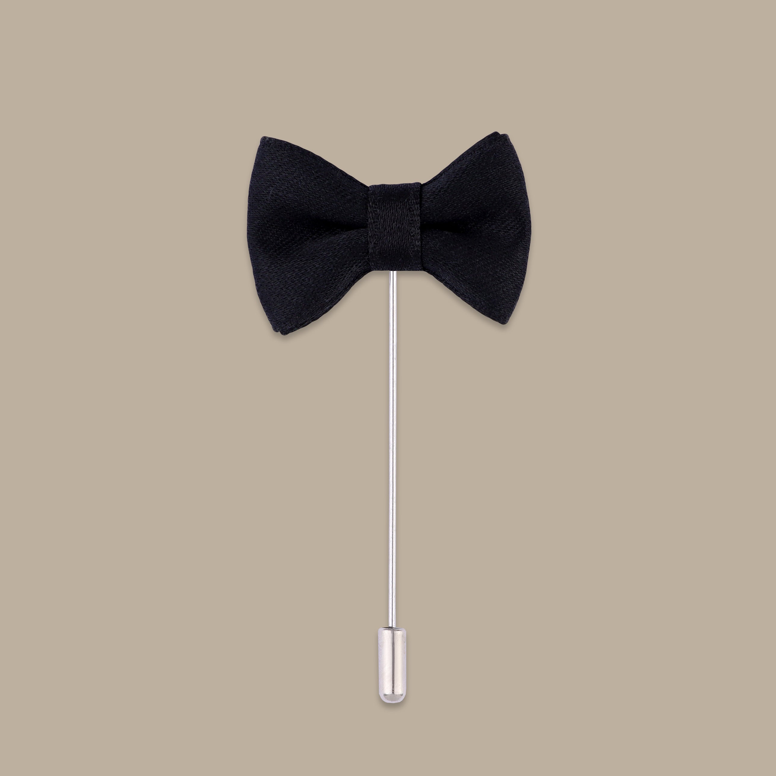 Black Tie Shaped Pin