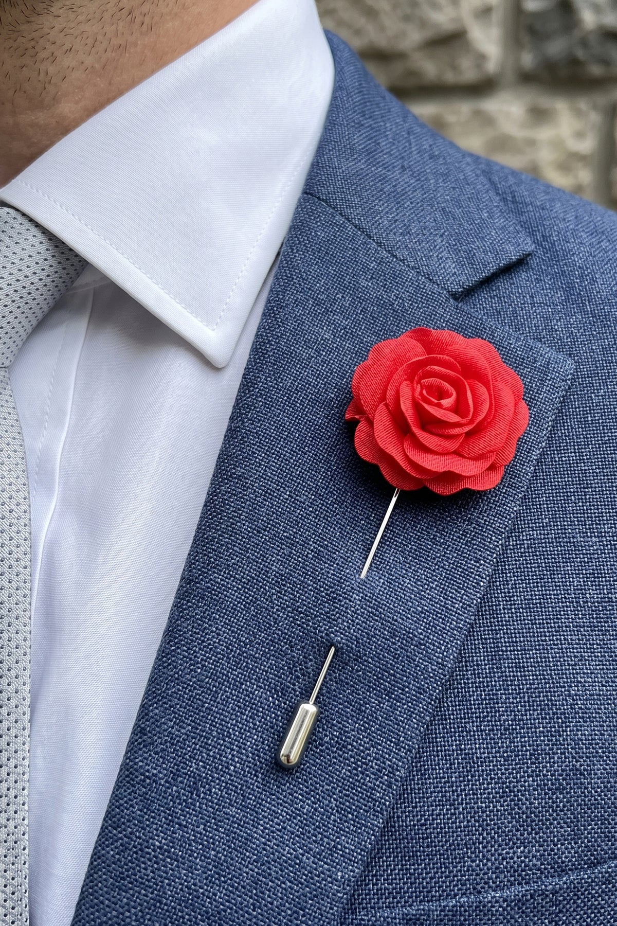 Big Pink Flower Pin