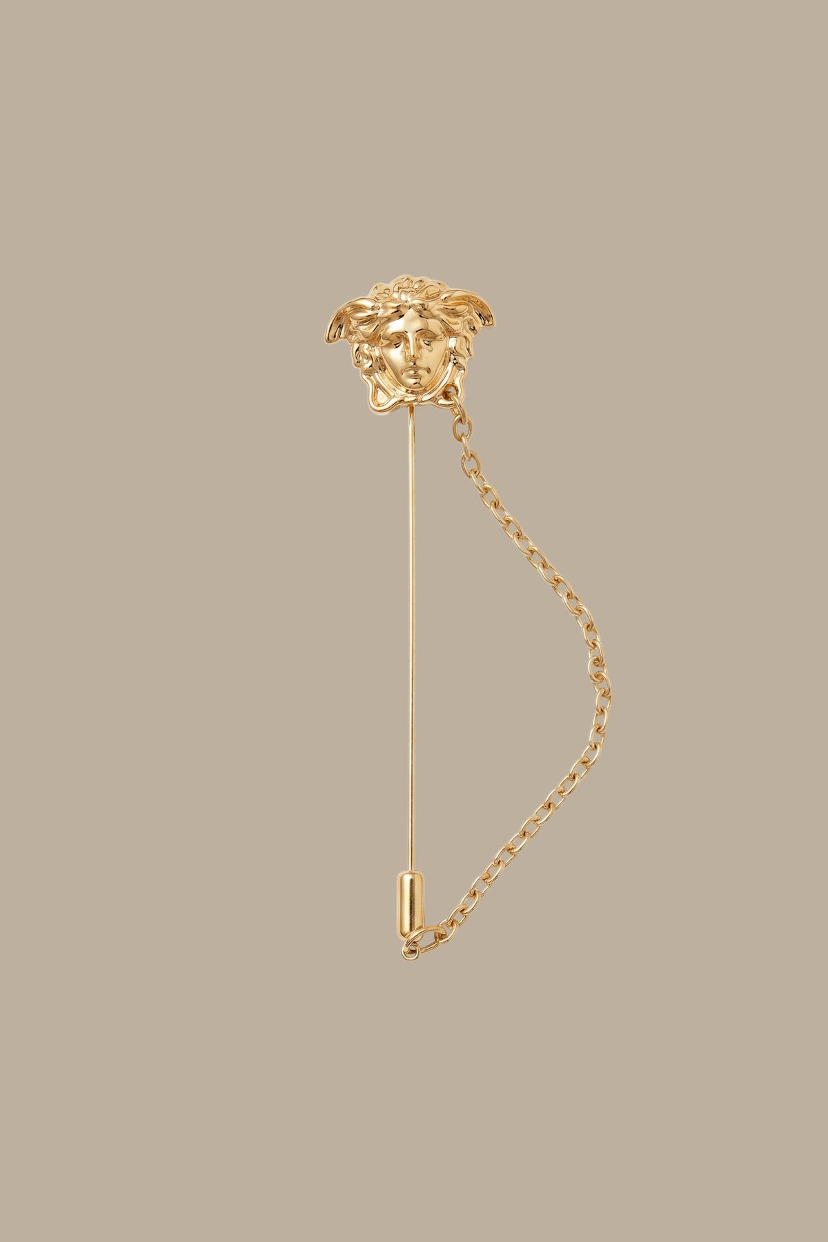 Gold Versace Pin