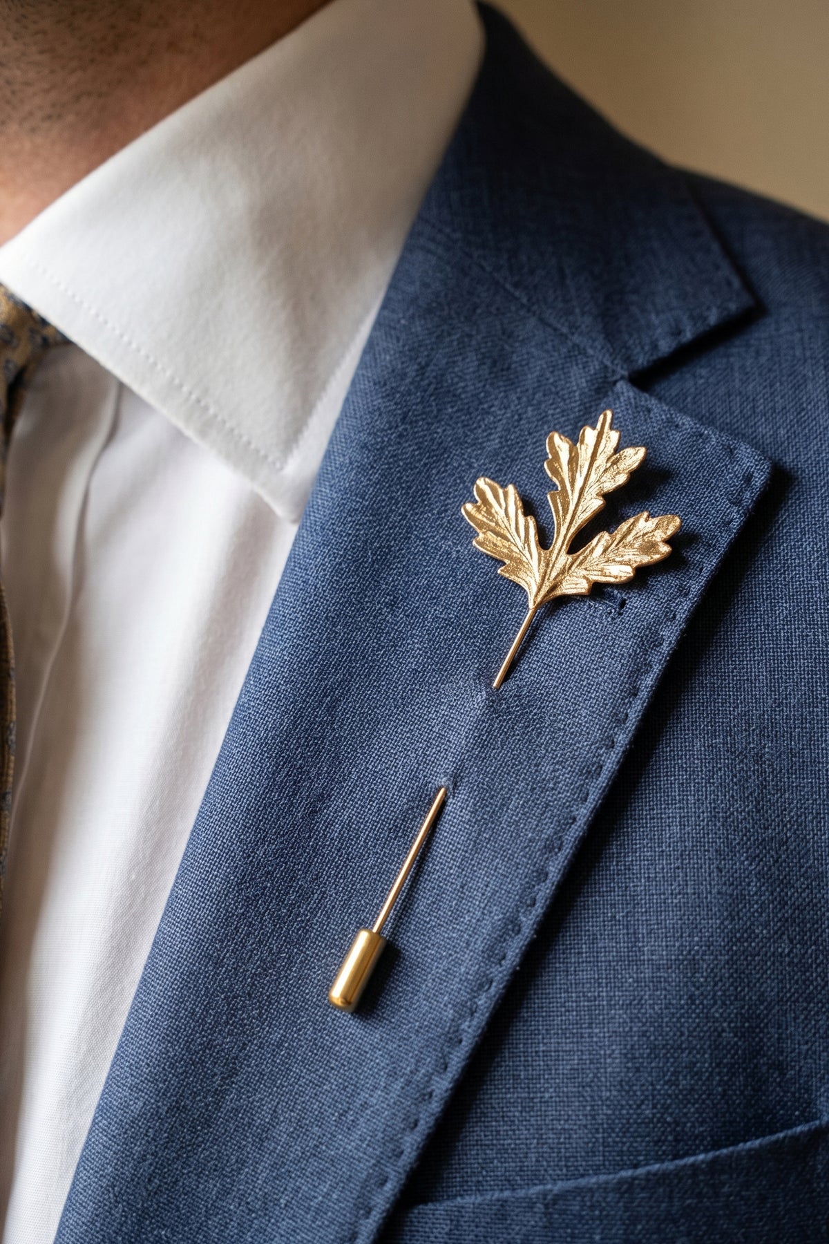 Golden Pin: Nature's Gleam