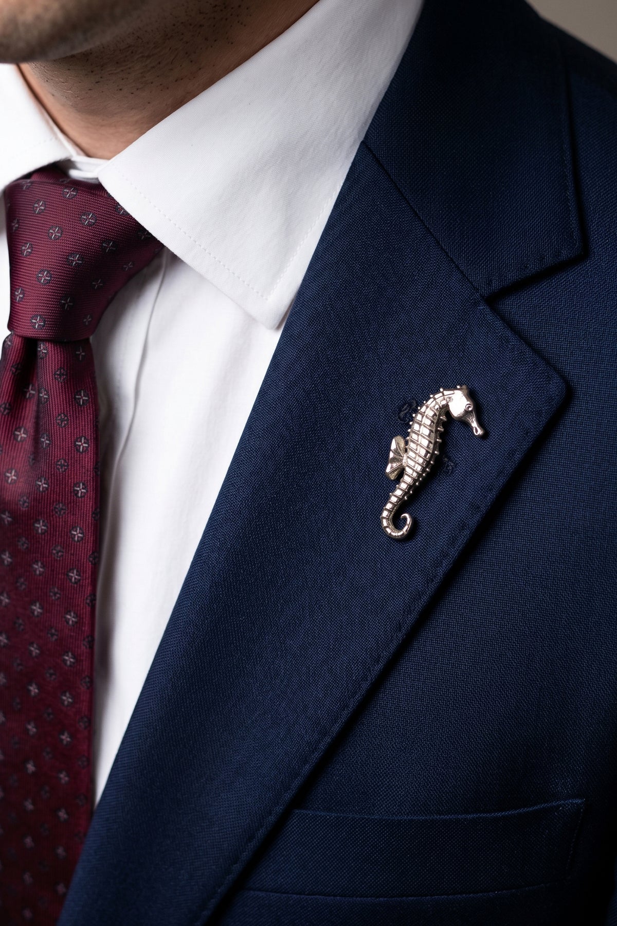 Water Horse Silver Pin