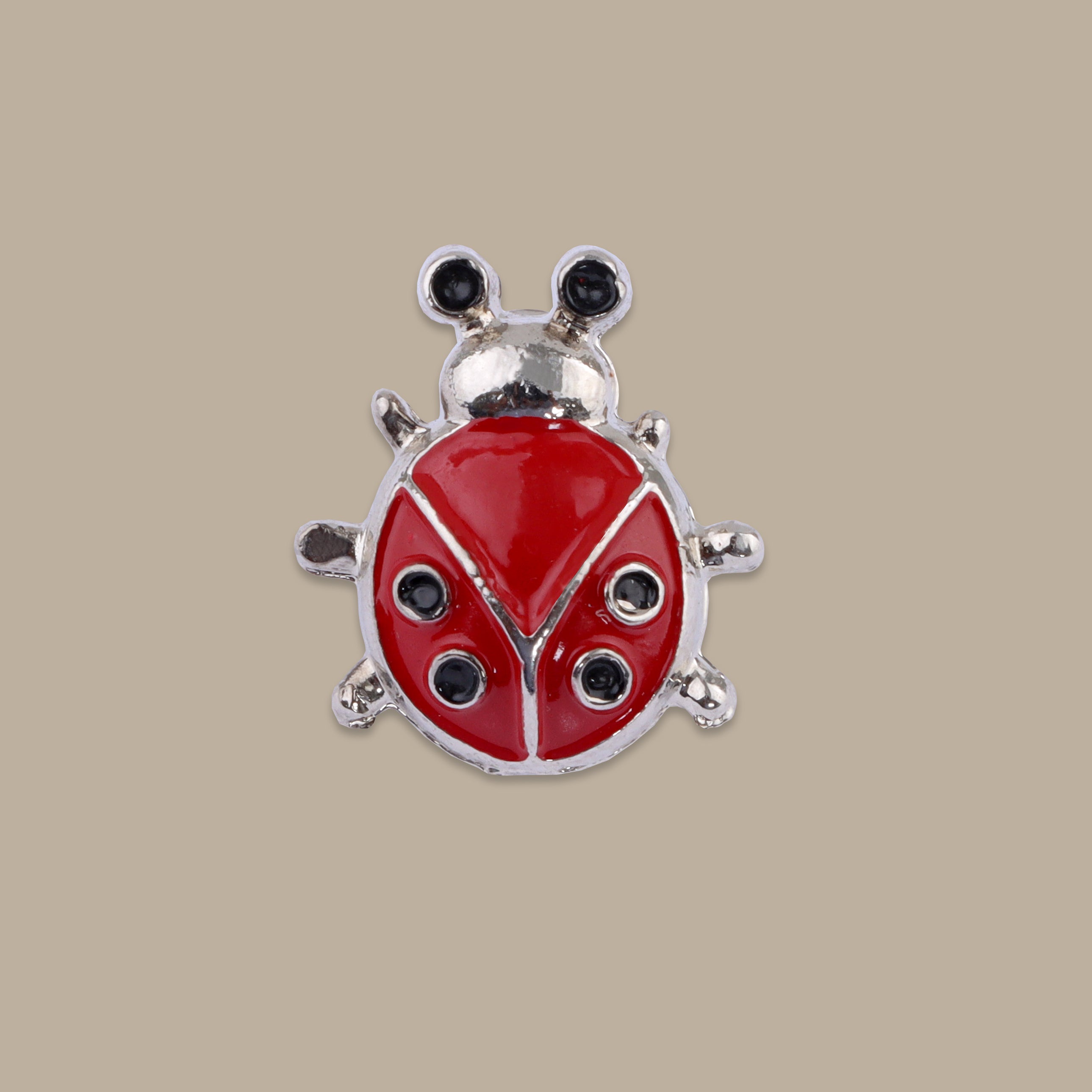 Red Ladybug Pin Charm