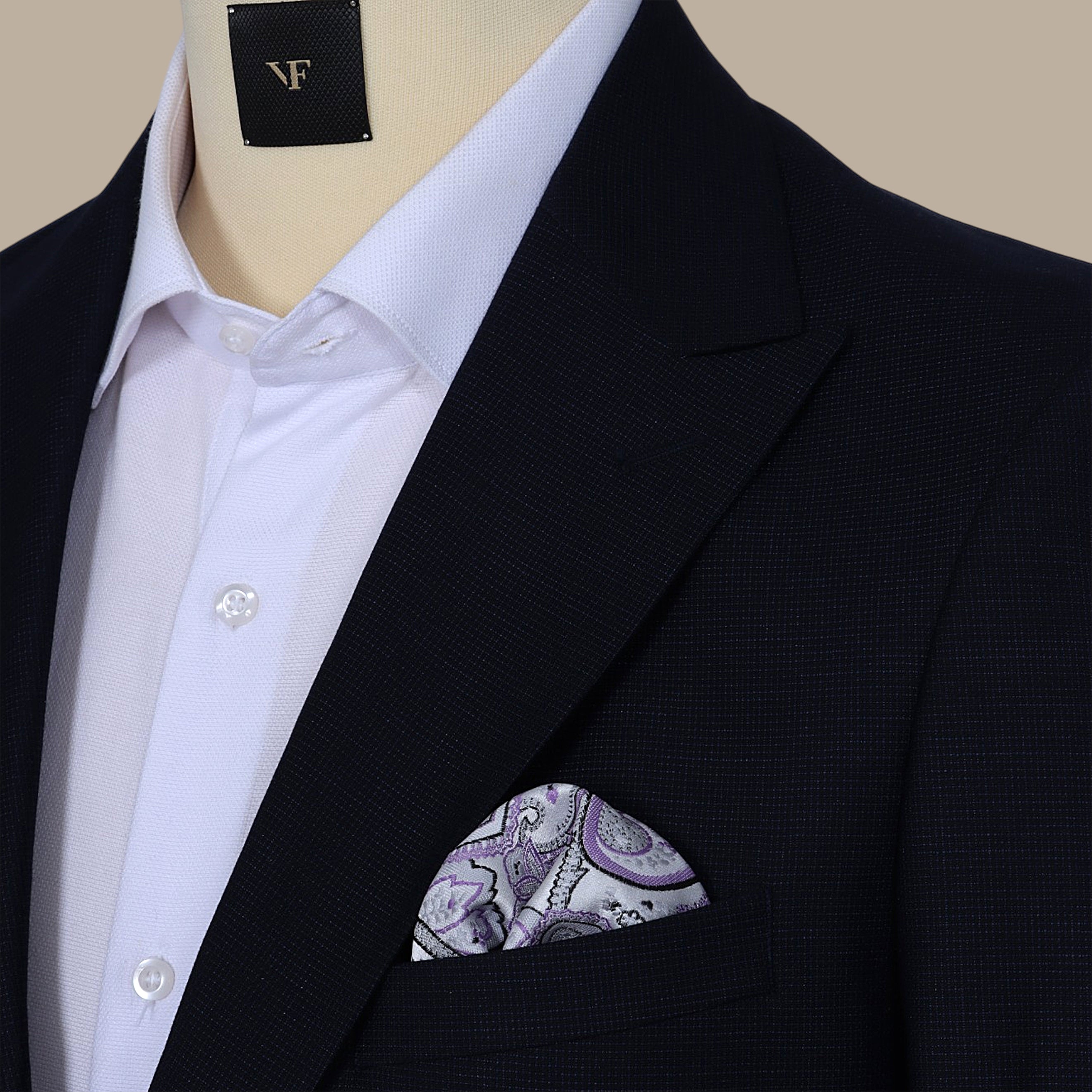 Classic Patterned Pocket Square