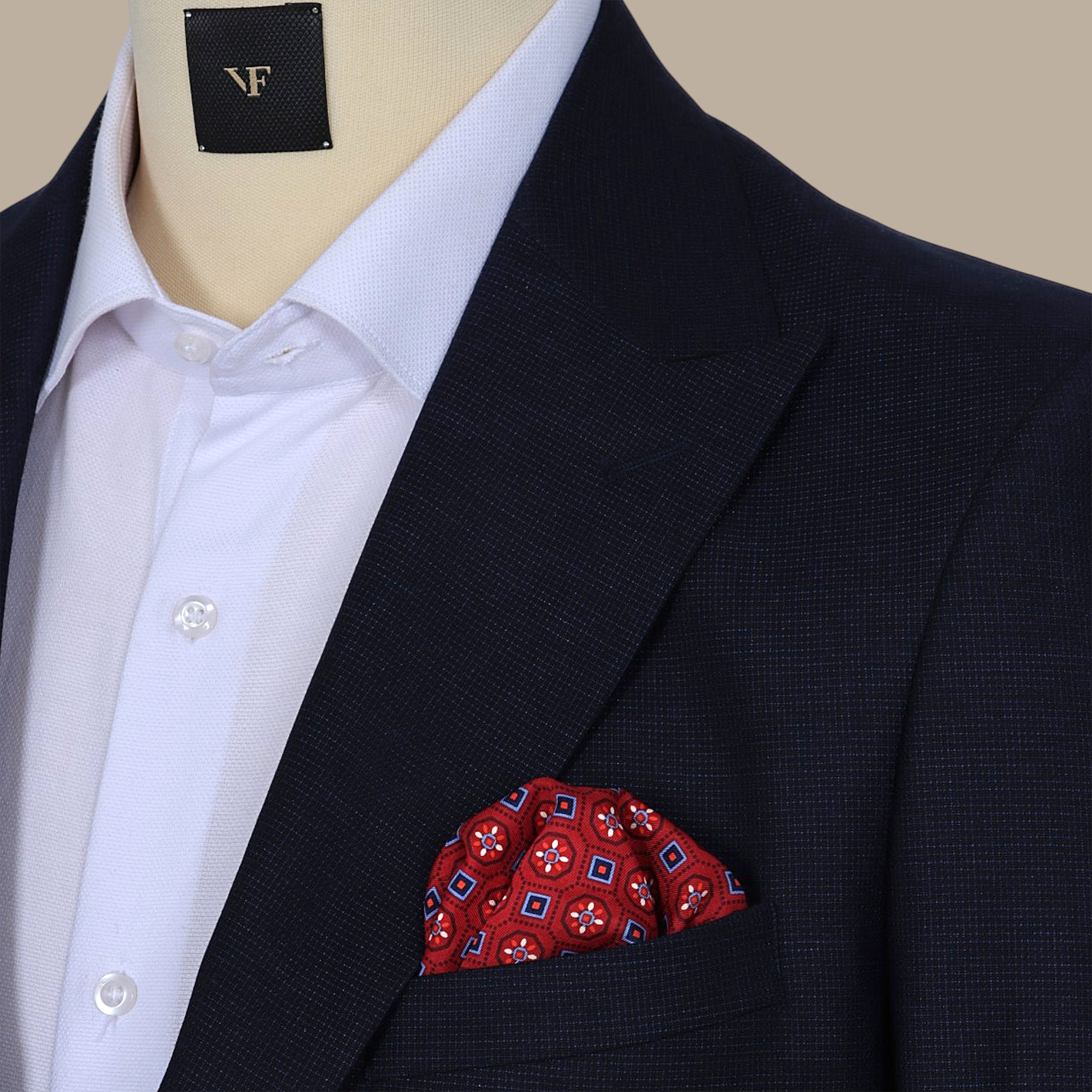 Brioni Patterned Pocket Square