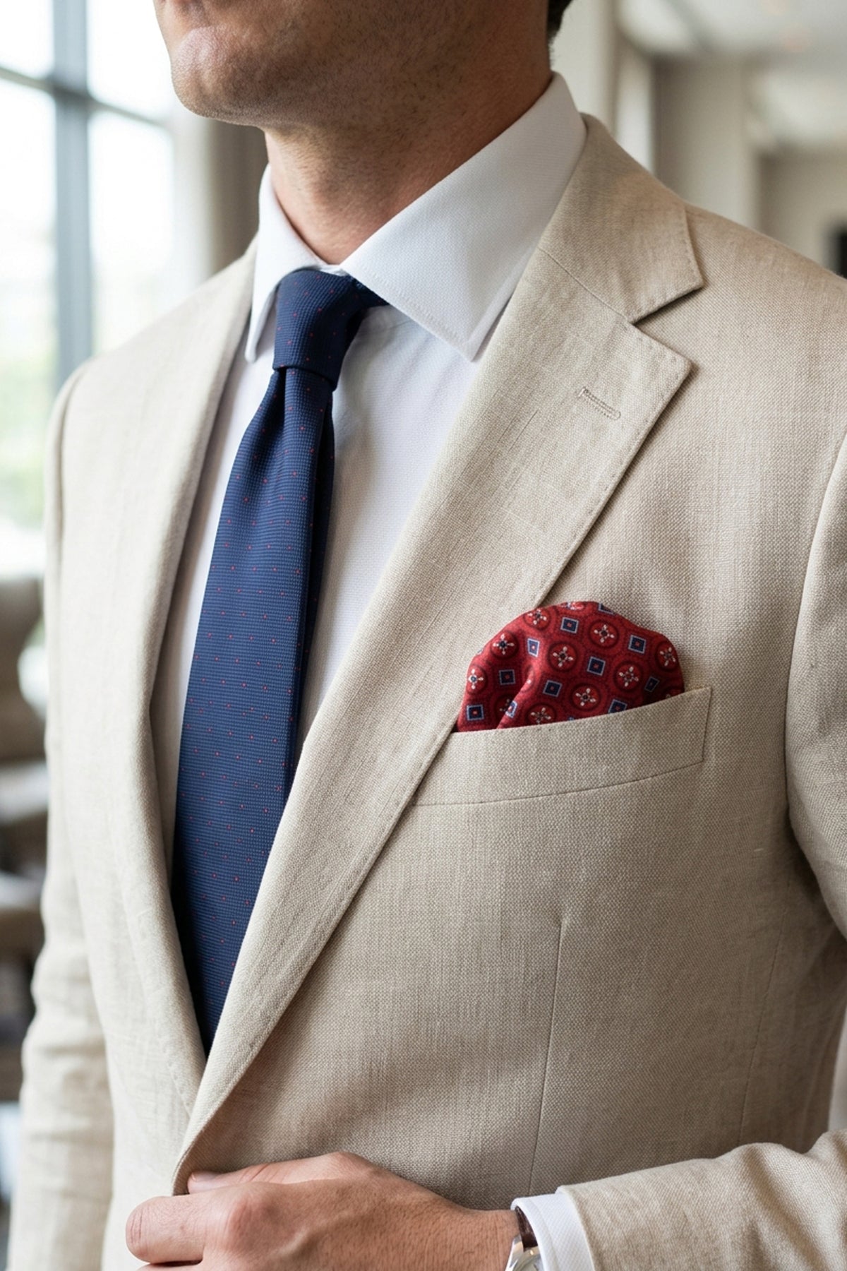 Brioni Patterned Pocket Square