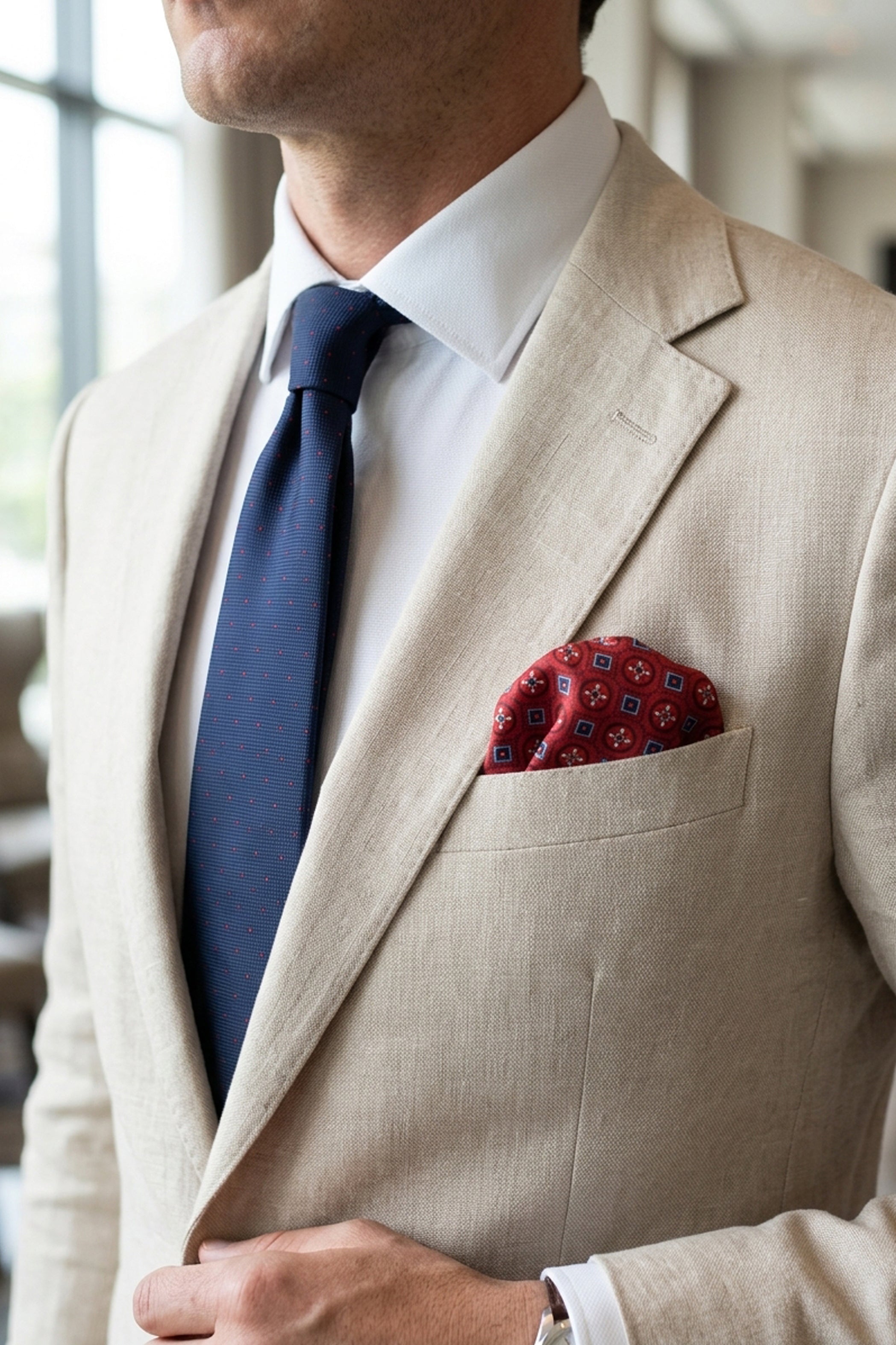 Brioni Patterned Pocket Square
