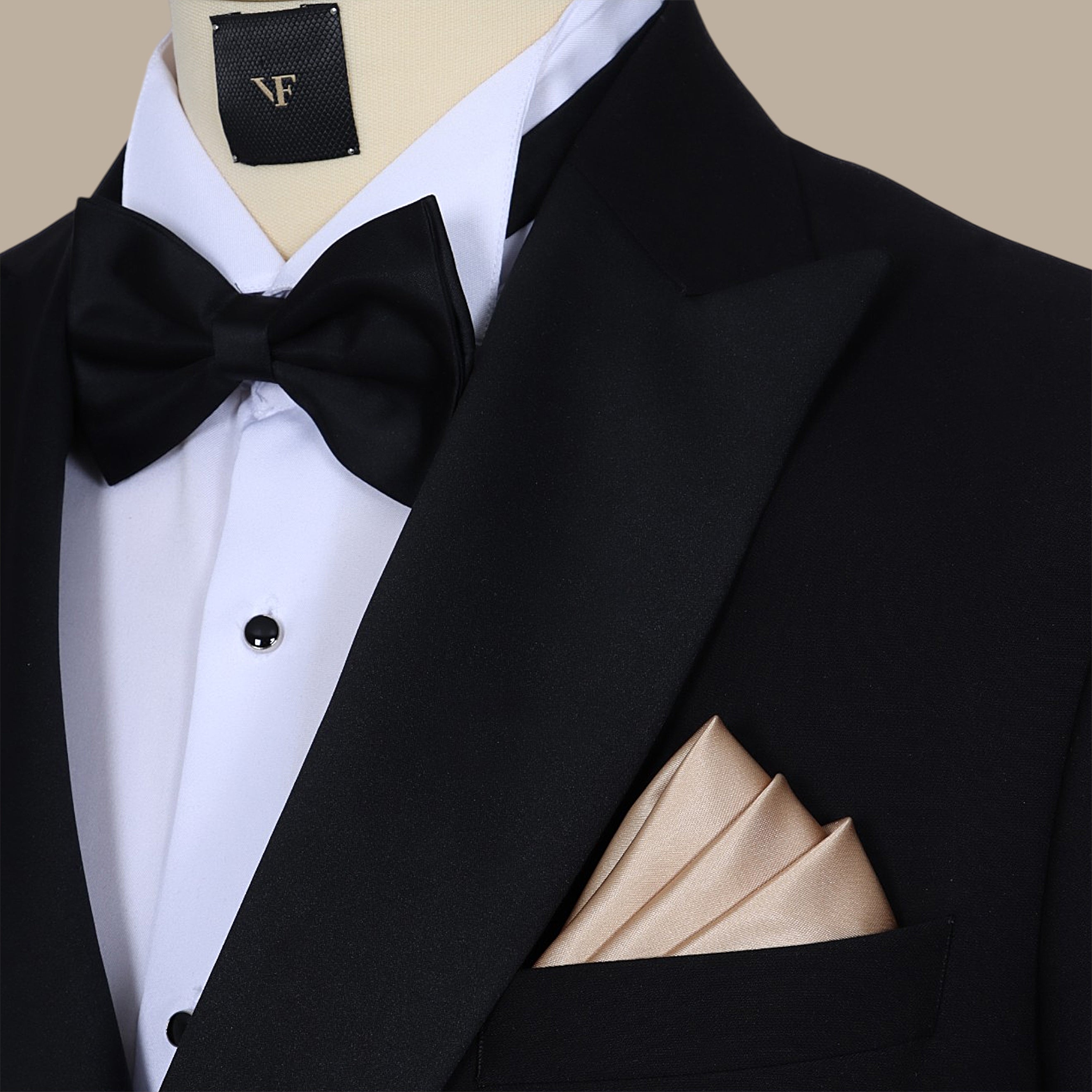 Gold Satin Pocket Square