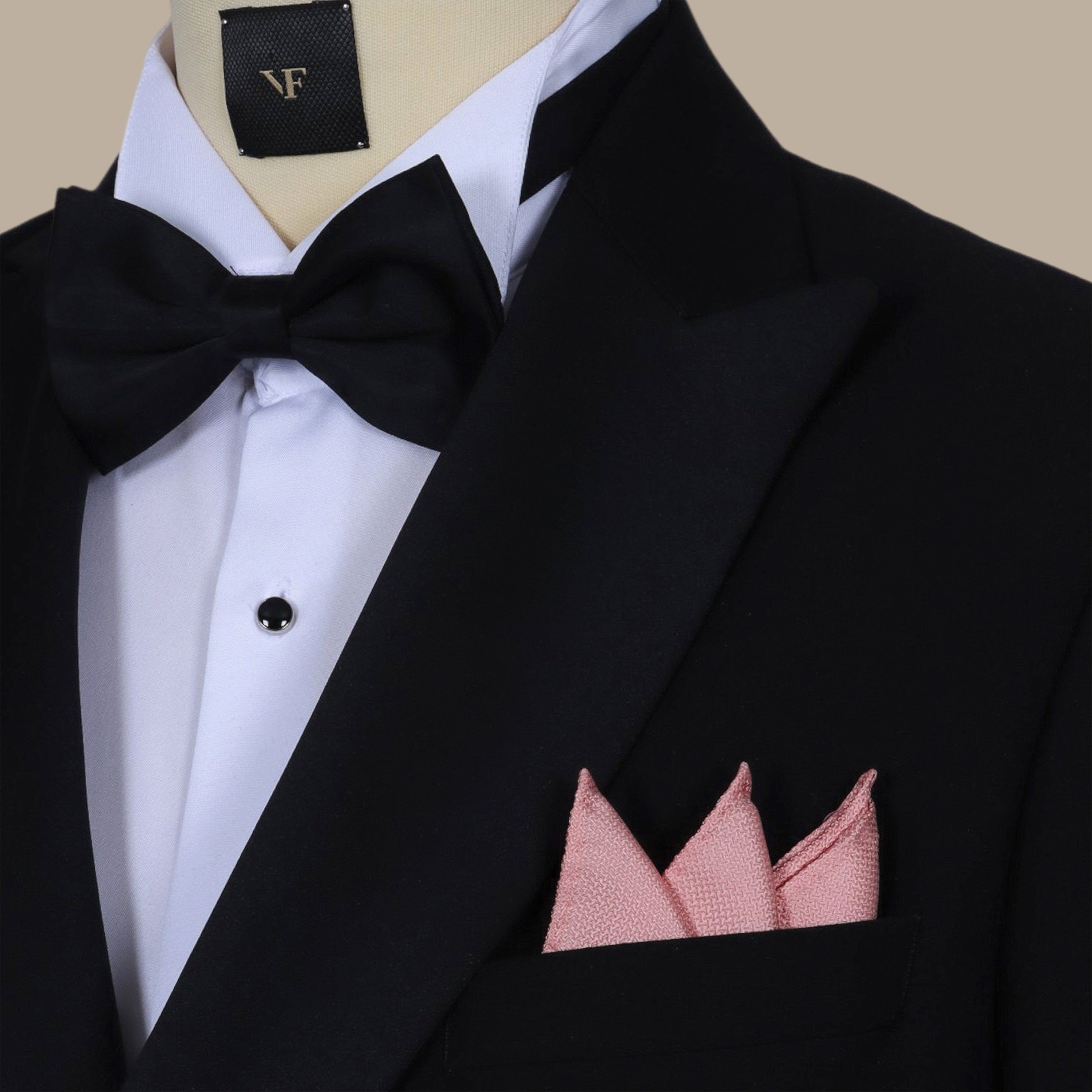 Light Pink Oxford Pocket Square