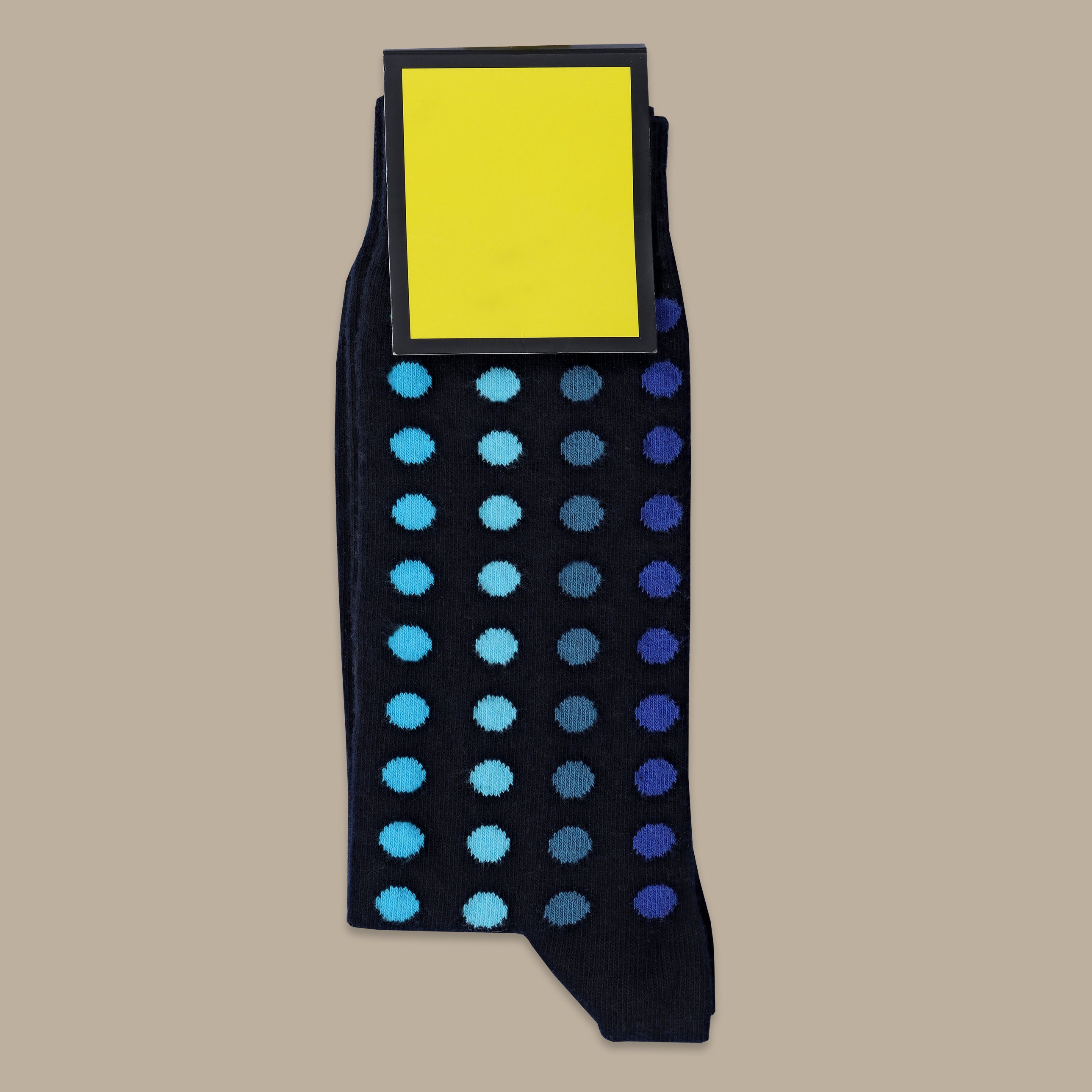 Blue Socks with Navy Dots