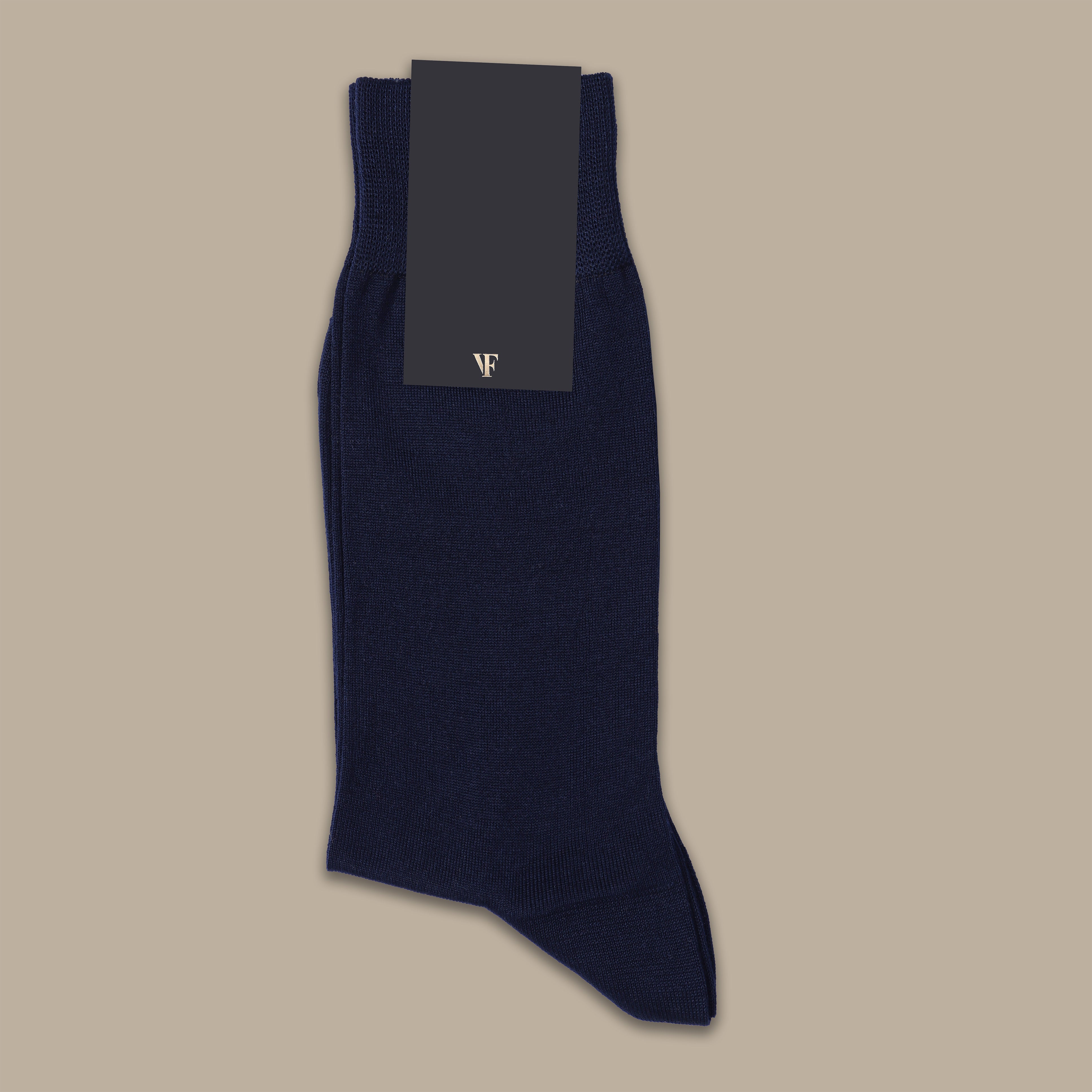 Navy D'Écosse Socks