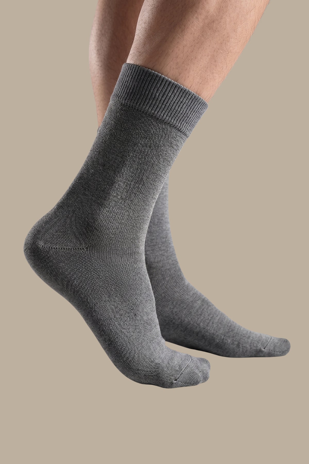 Grey Fil D'Écosse Socks
