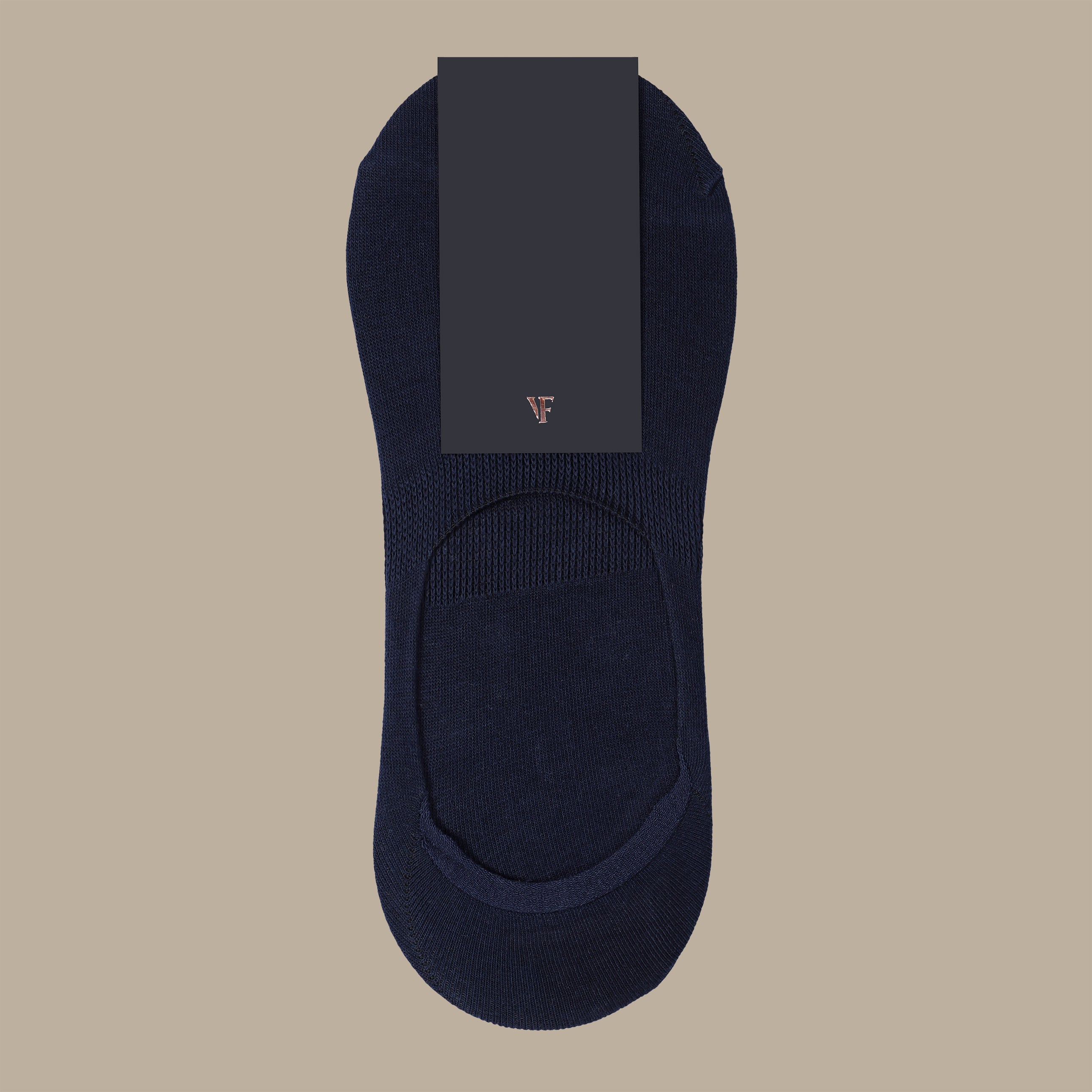 Navy Invisible Basic Socks