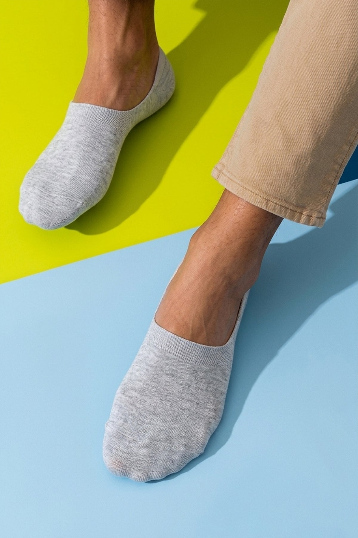 Grey Invisible Socks