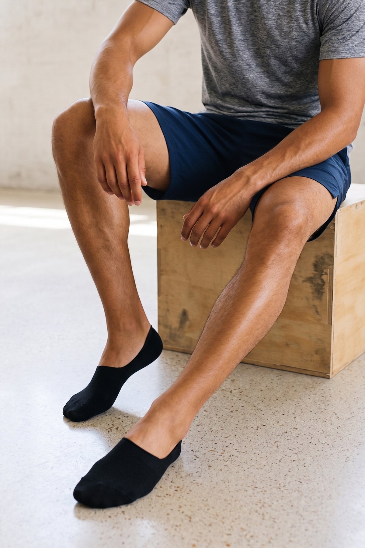 Black Invisible Socks