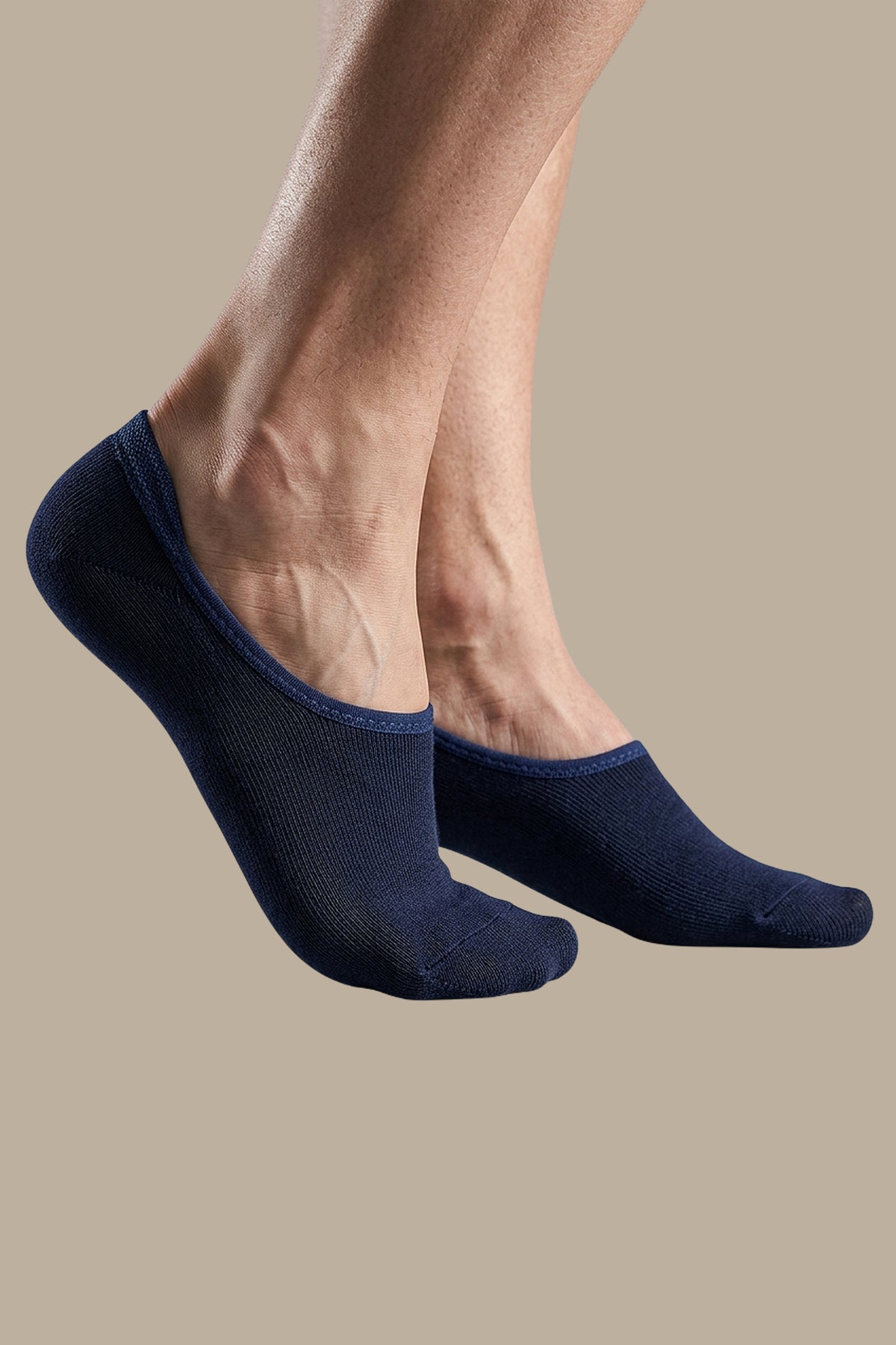 Navy Half Down Socks