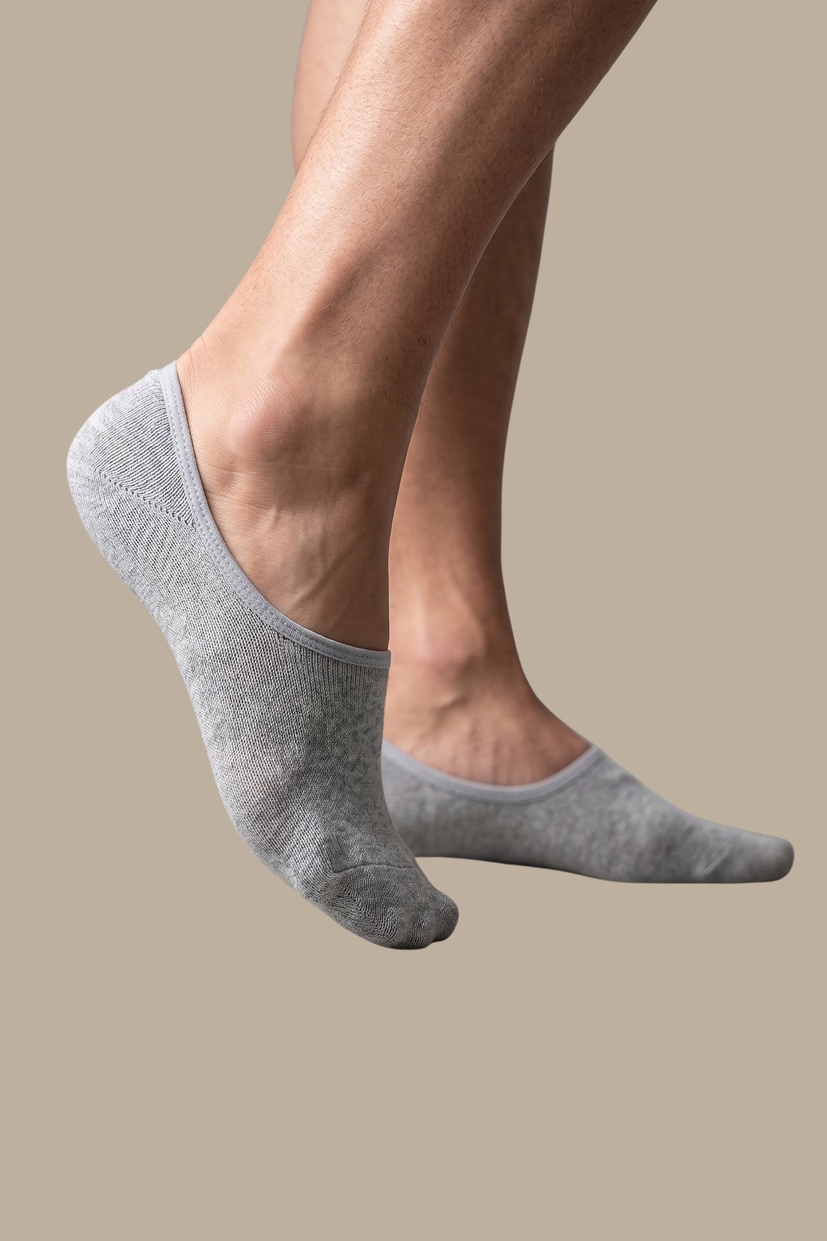 Grey Half Down Socks