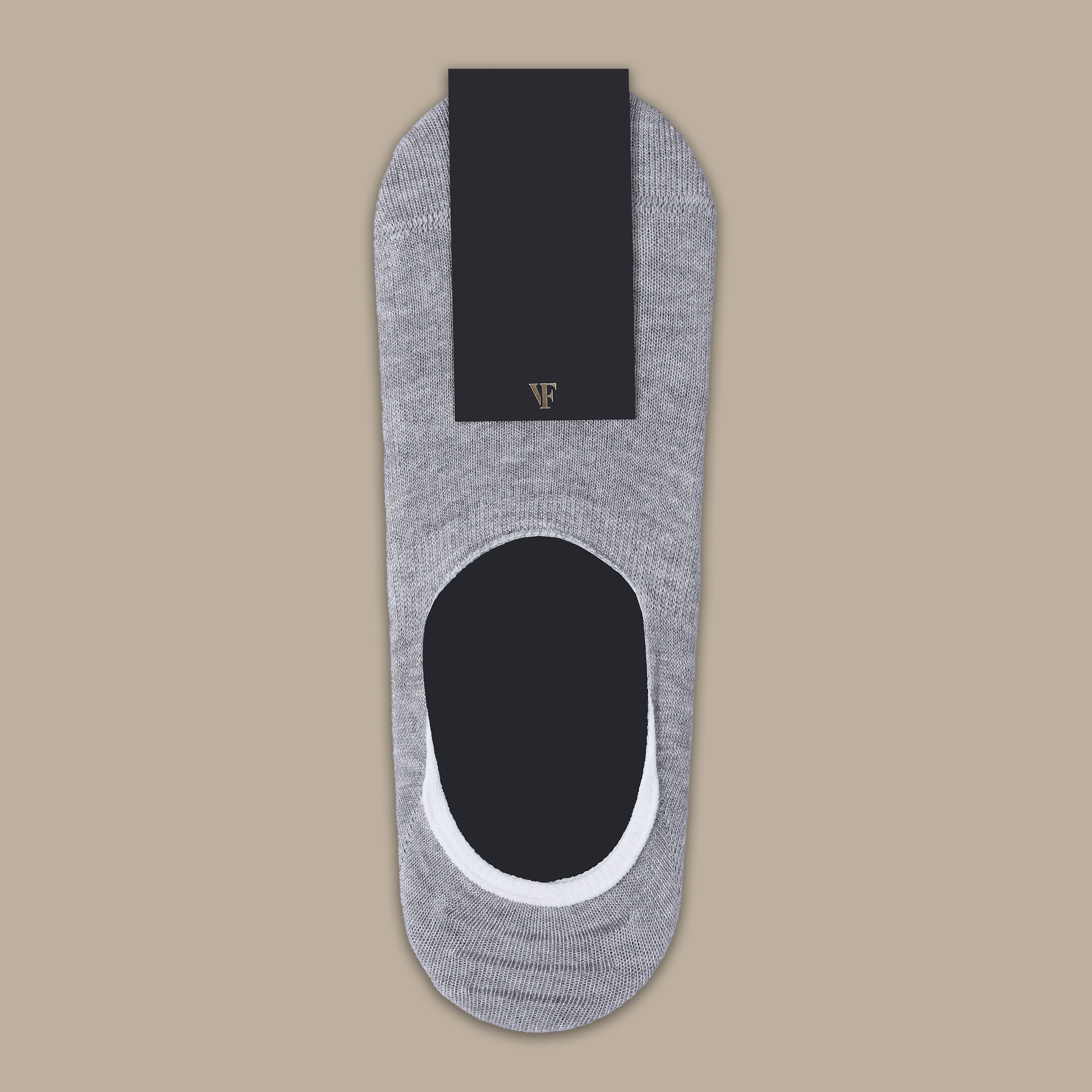 Light Grey Invisible Basic Socks