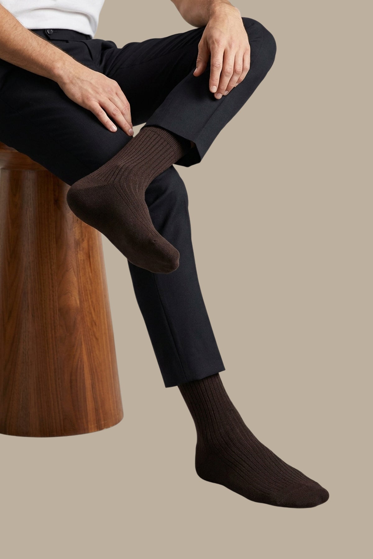 Brown Fil D'Écosse Socks