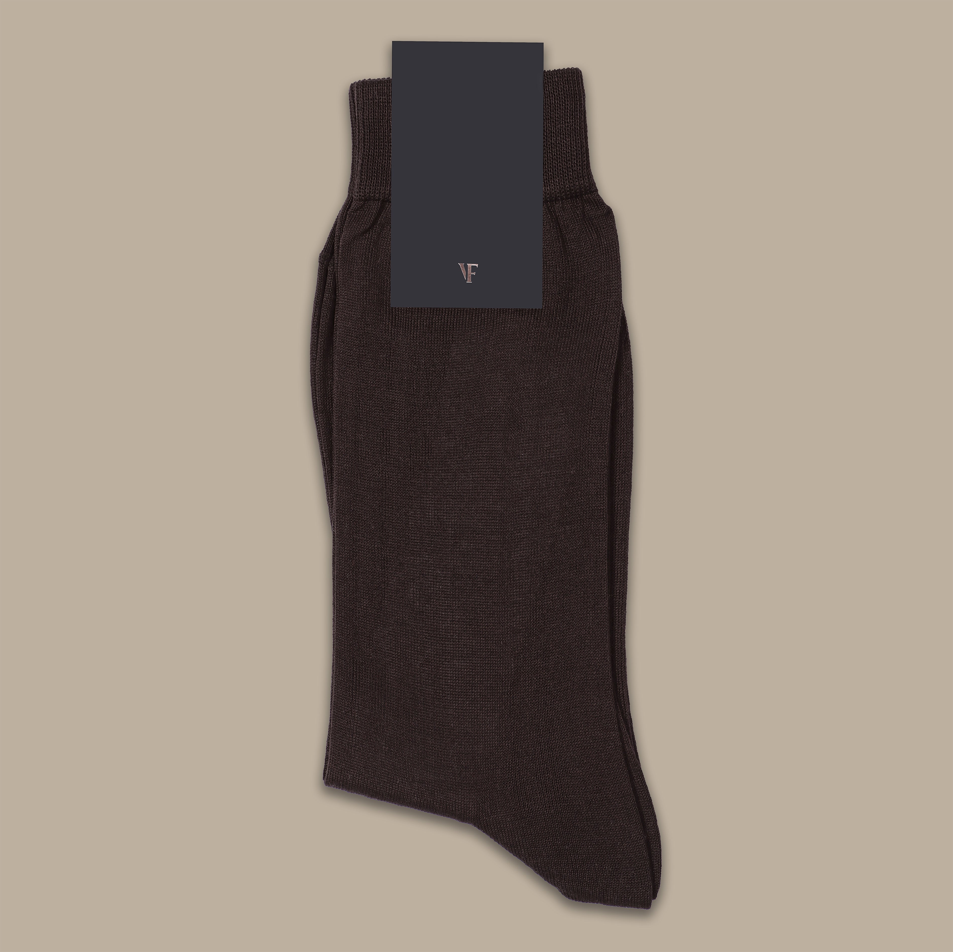 Brown Fil D'Écosse Socks