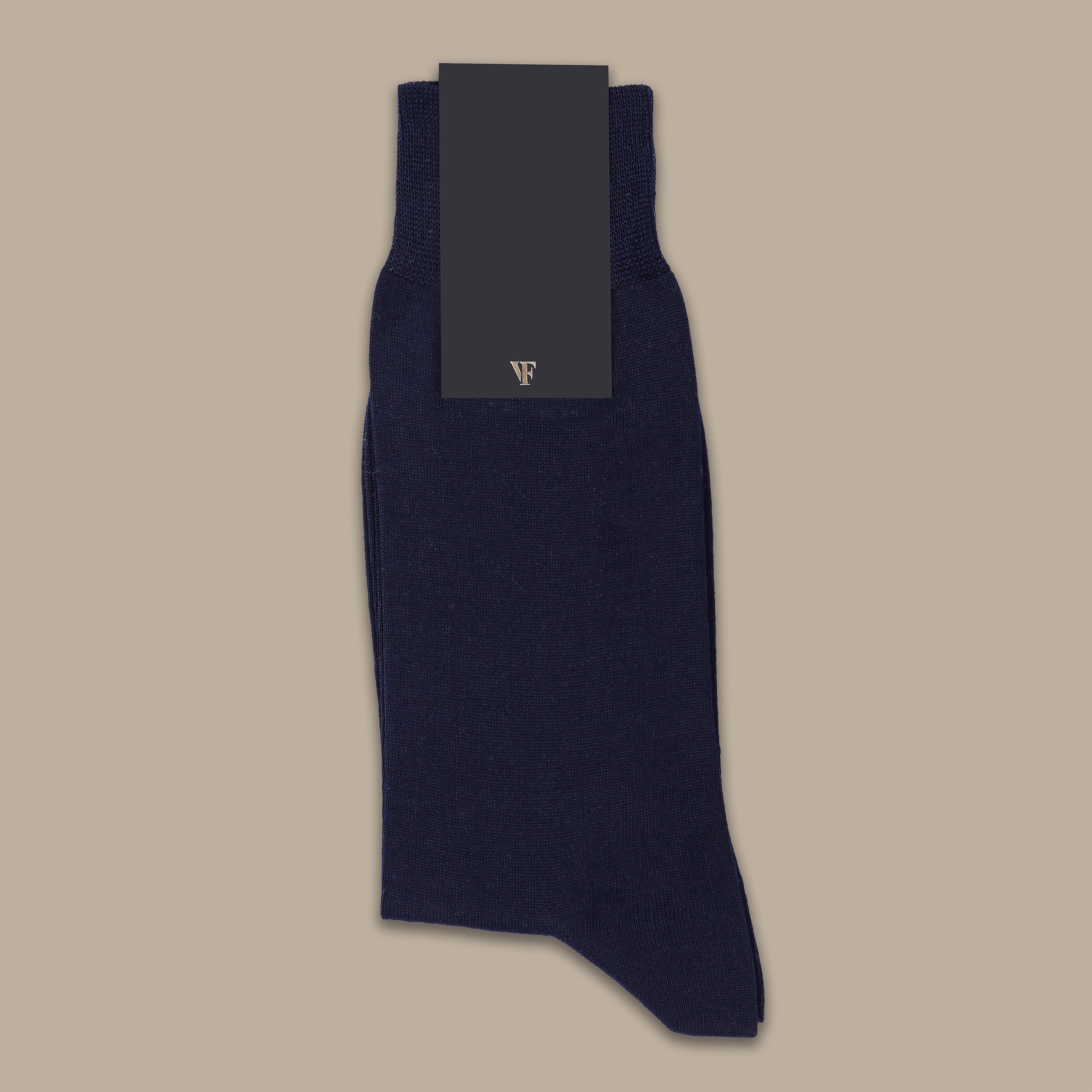 Navy D'Écosse Socks