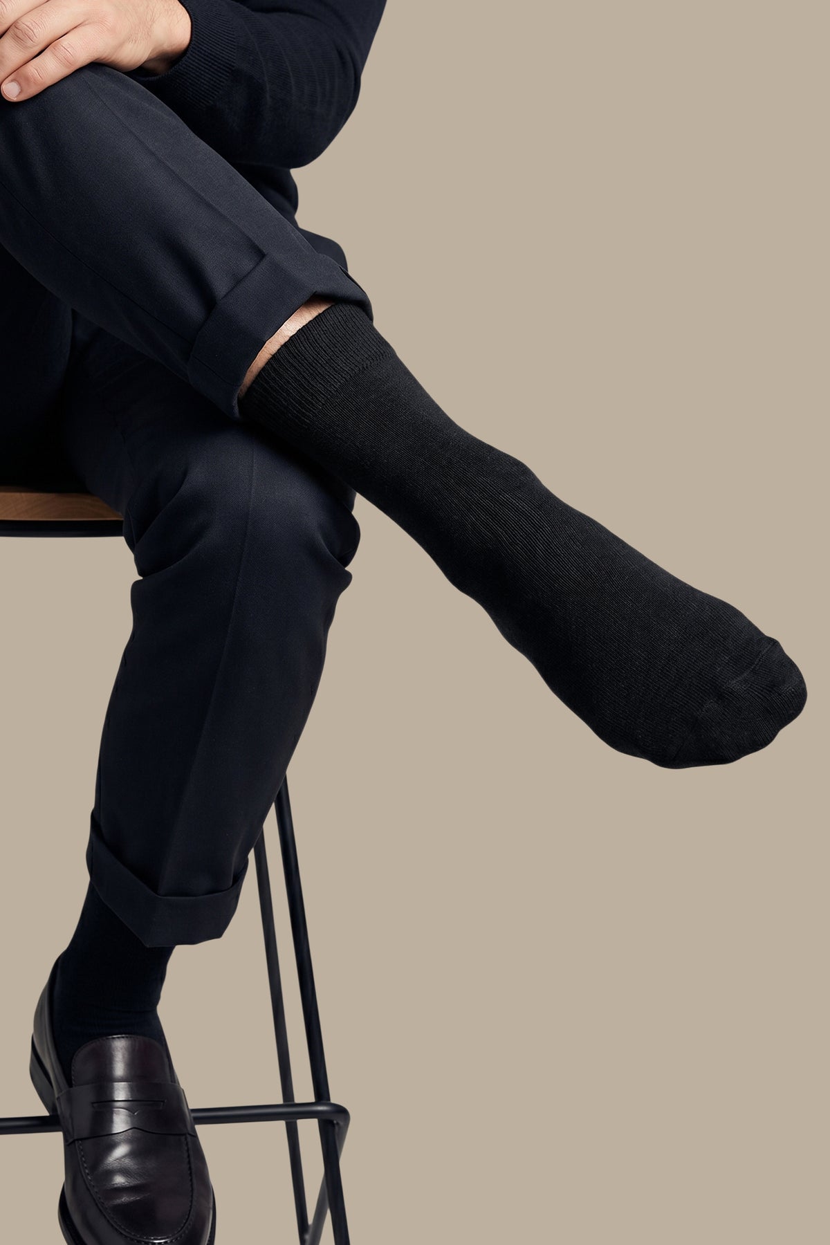 Black D'Écosse Socks