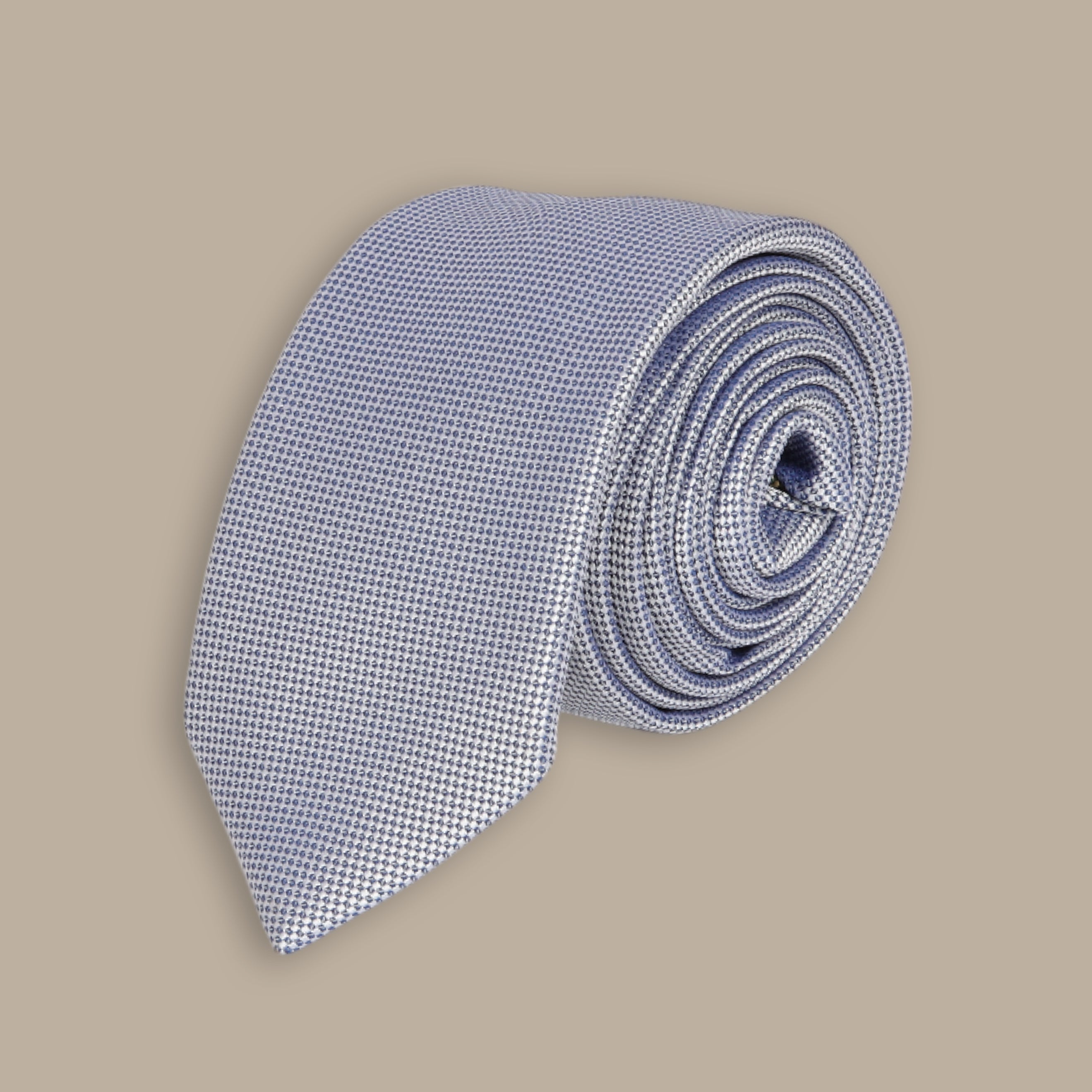 Tie Structure Set in Solid Grey