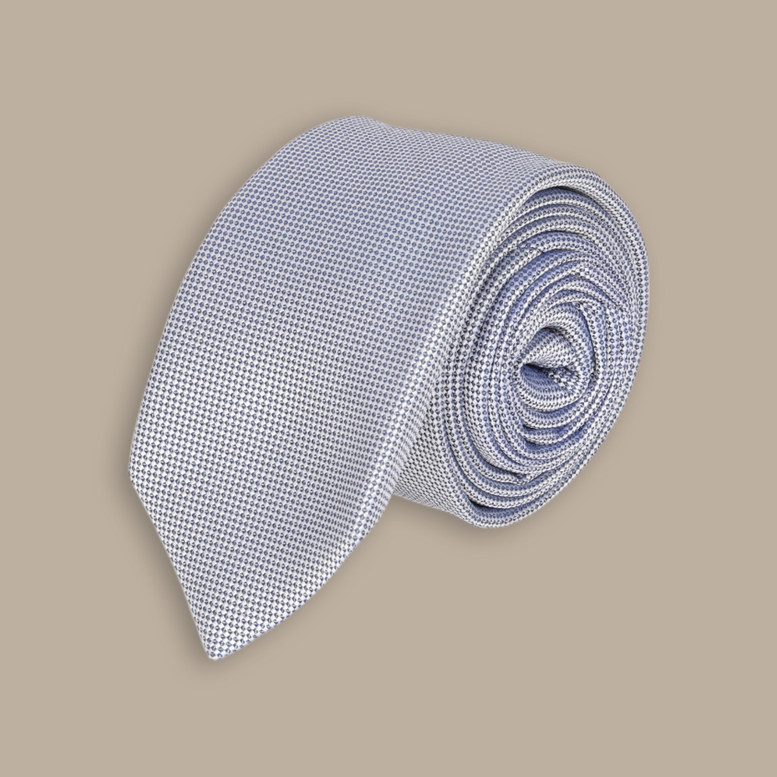 Tie Structure Set in Solid Grey