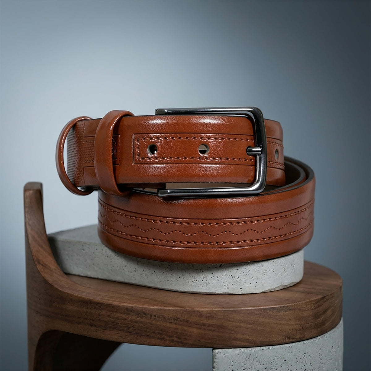 Classic Leather Belt in Havan