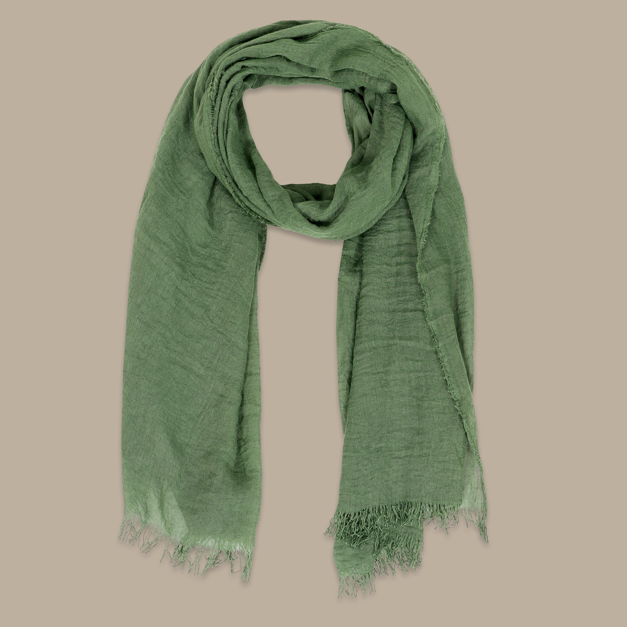 Scarf Plain Olive