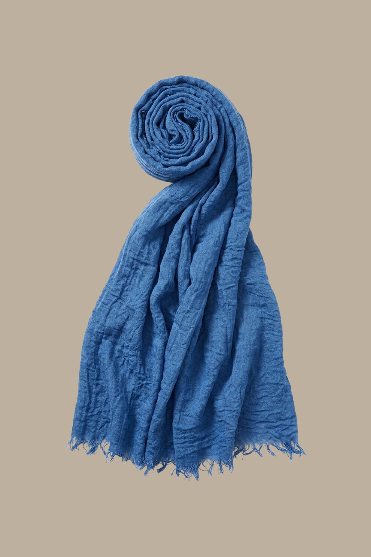 Plain Blue Scarf