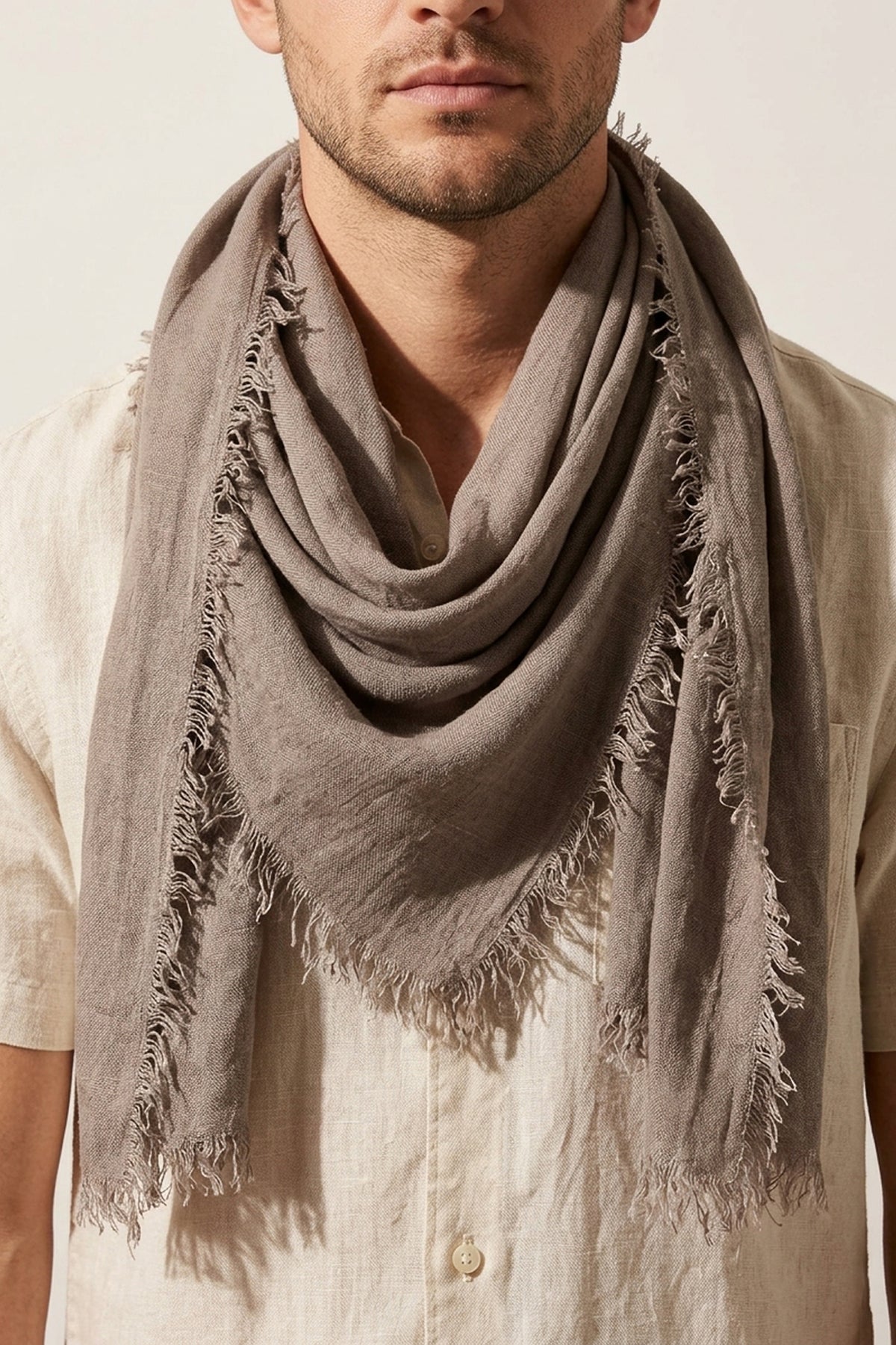 Plain Grey Scarf