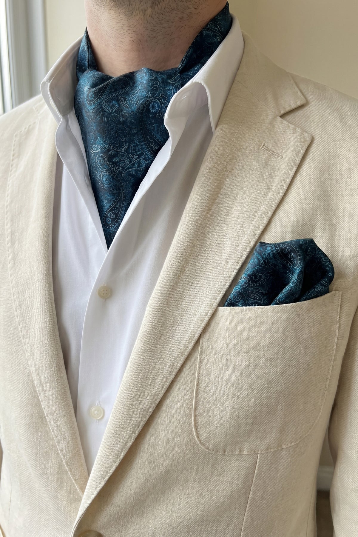 Ascot cashmere print set
