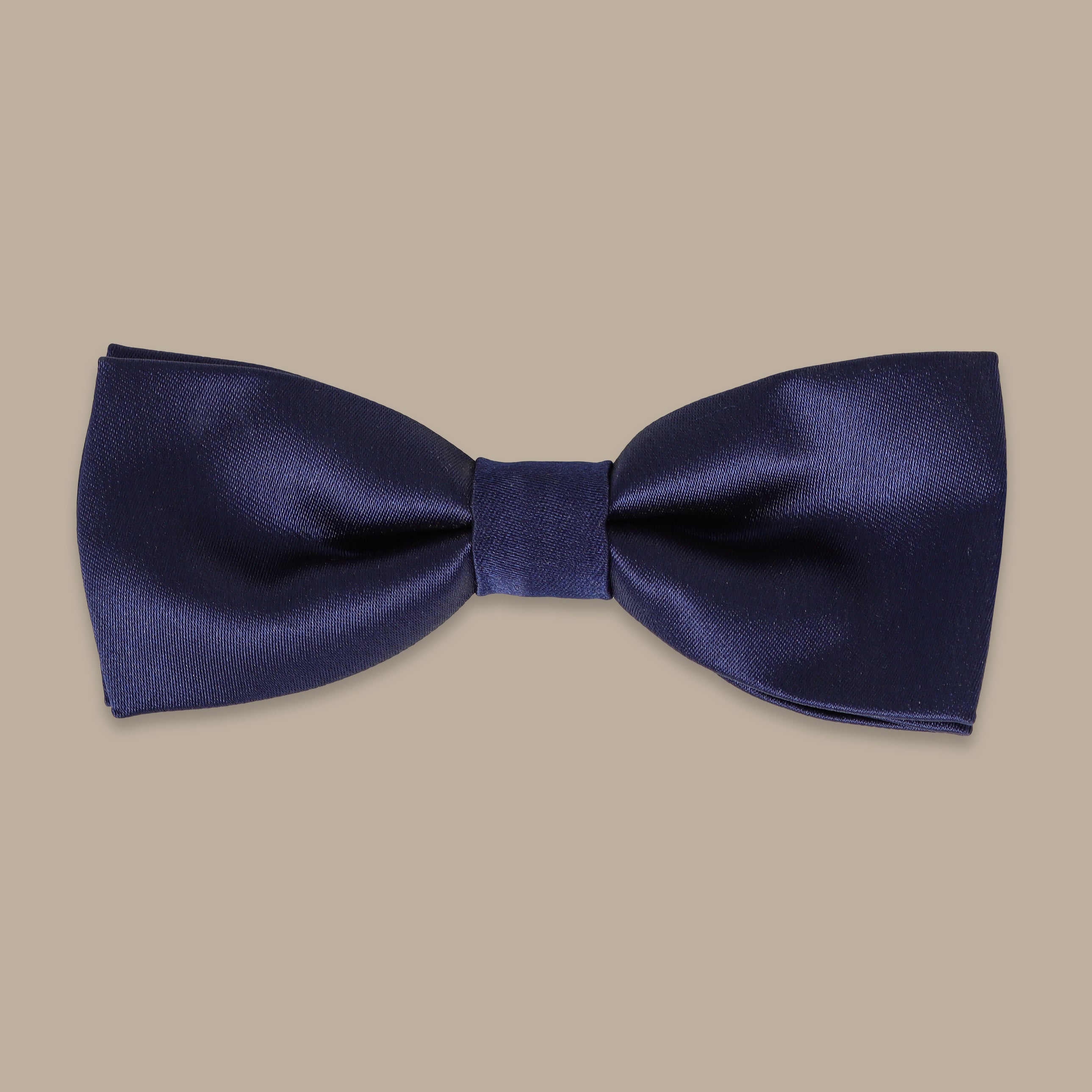 Double Fabric Small Navy Bowtie