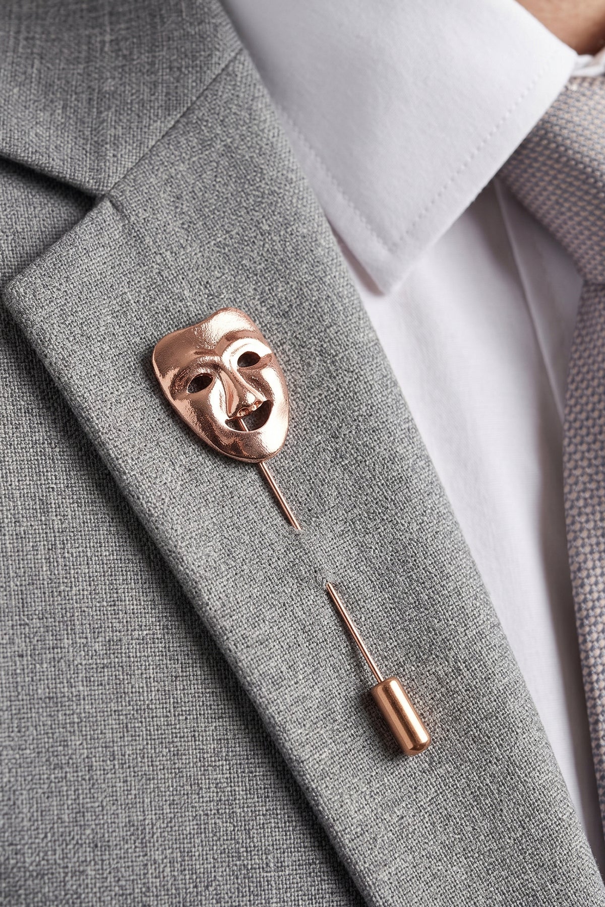 Golden Mask Pin